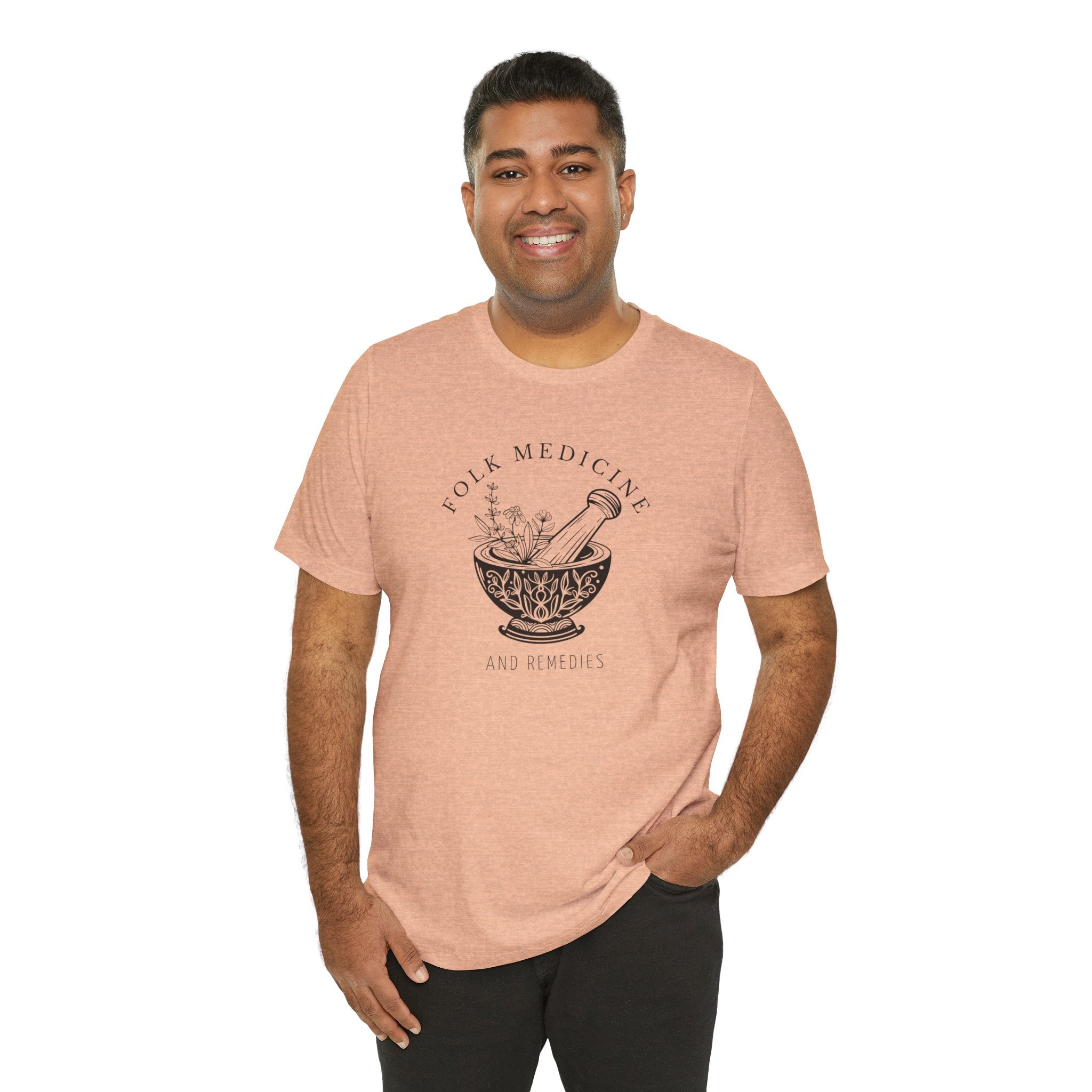 Unisex Short Sleeve T-Shirt, Black Logo