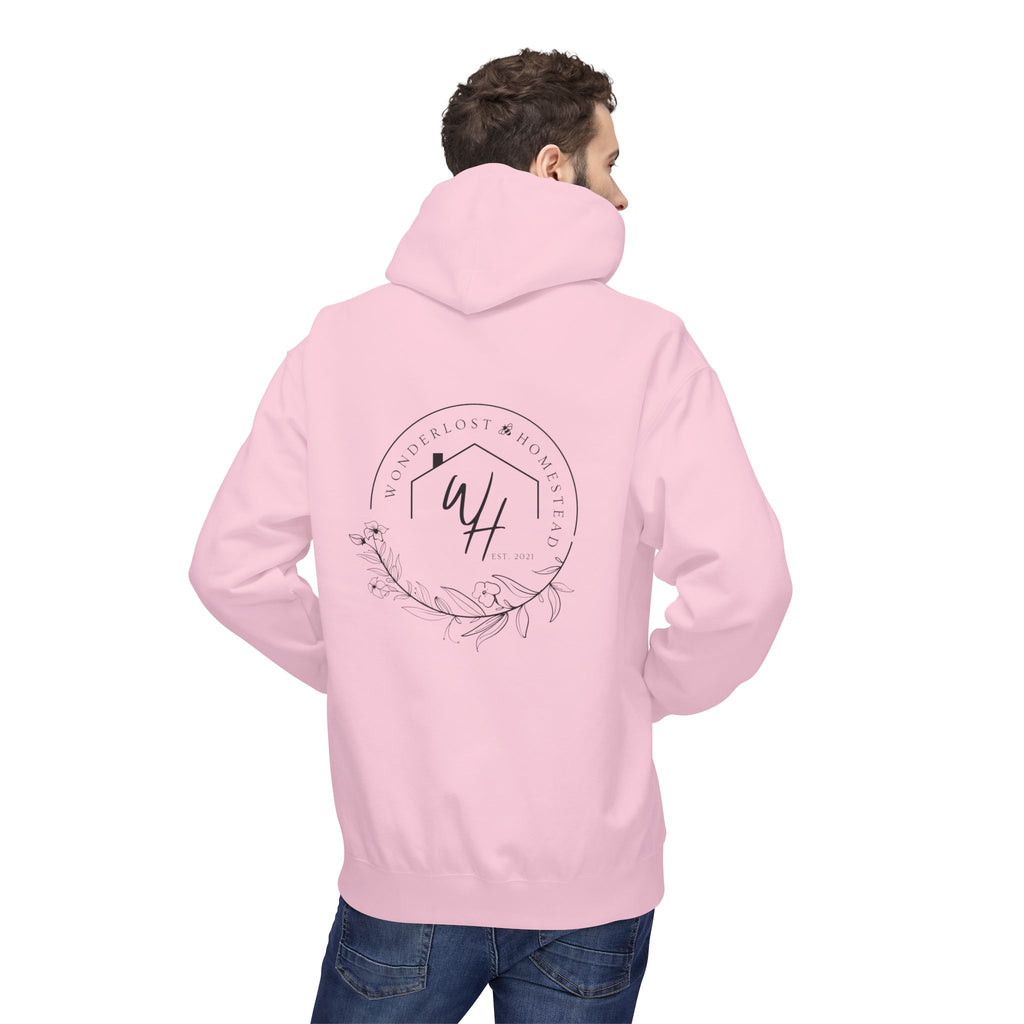 Unisex Hoodie, Black Logo (Front/Back Designs)