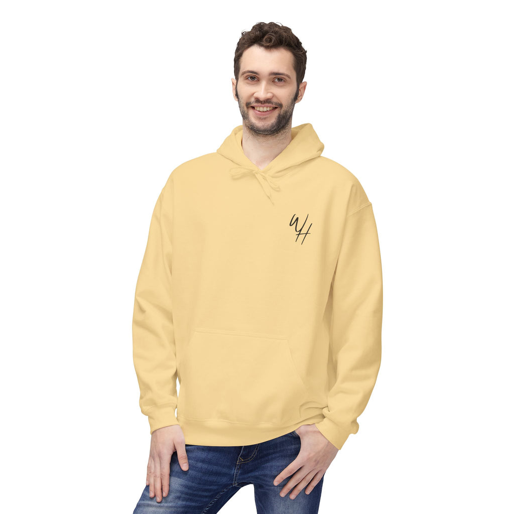 Unisex Hoodie, Black Logo (Front/Back Designs)
