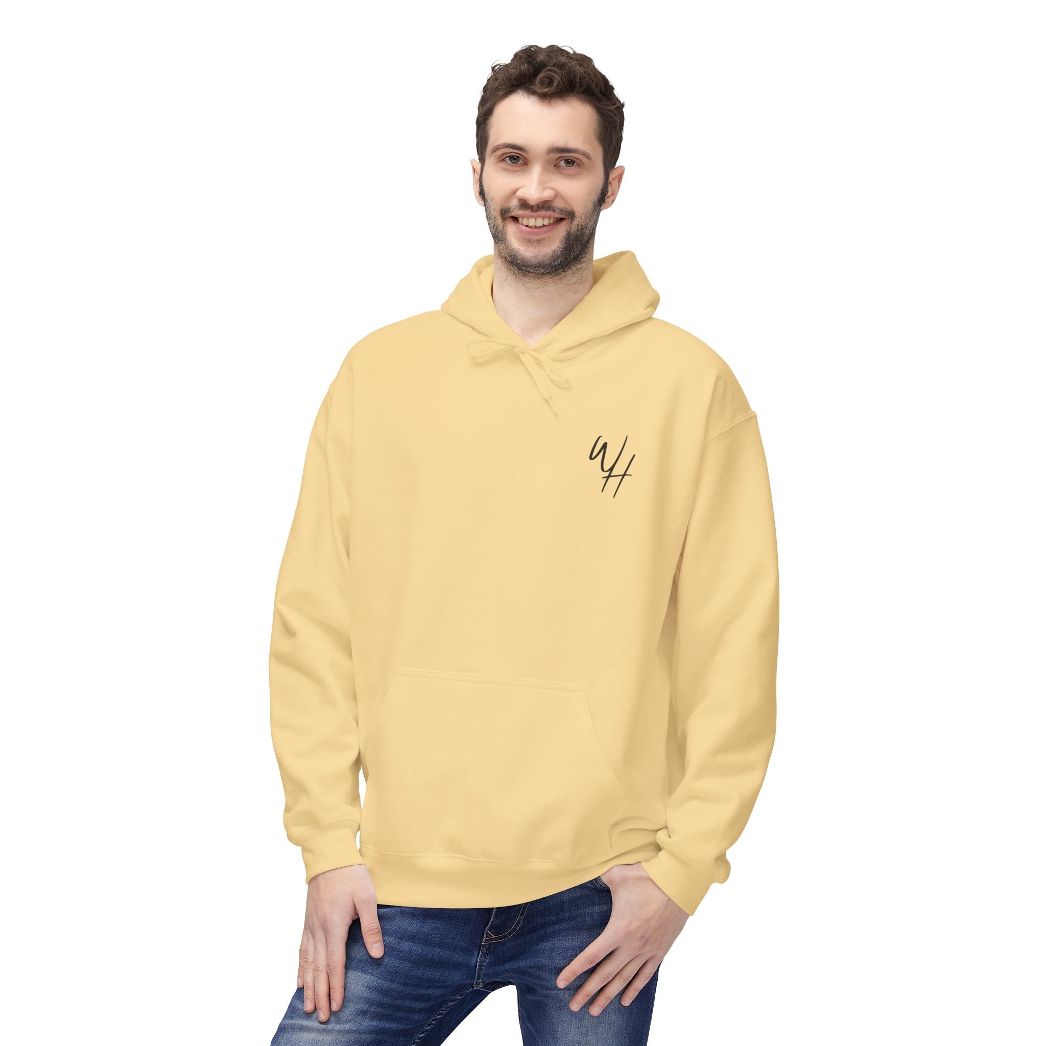 Unisex Hoodie, Black Logo (Front/Back Designs)