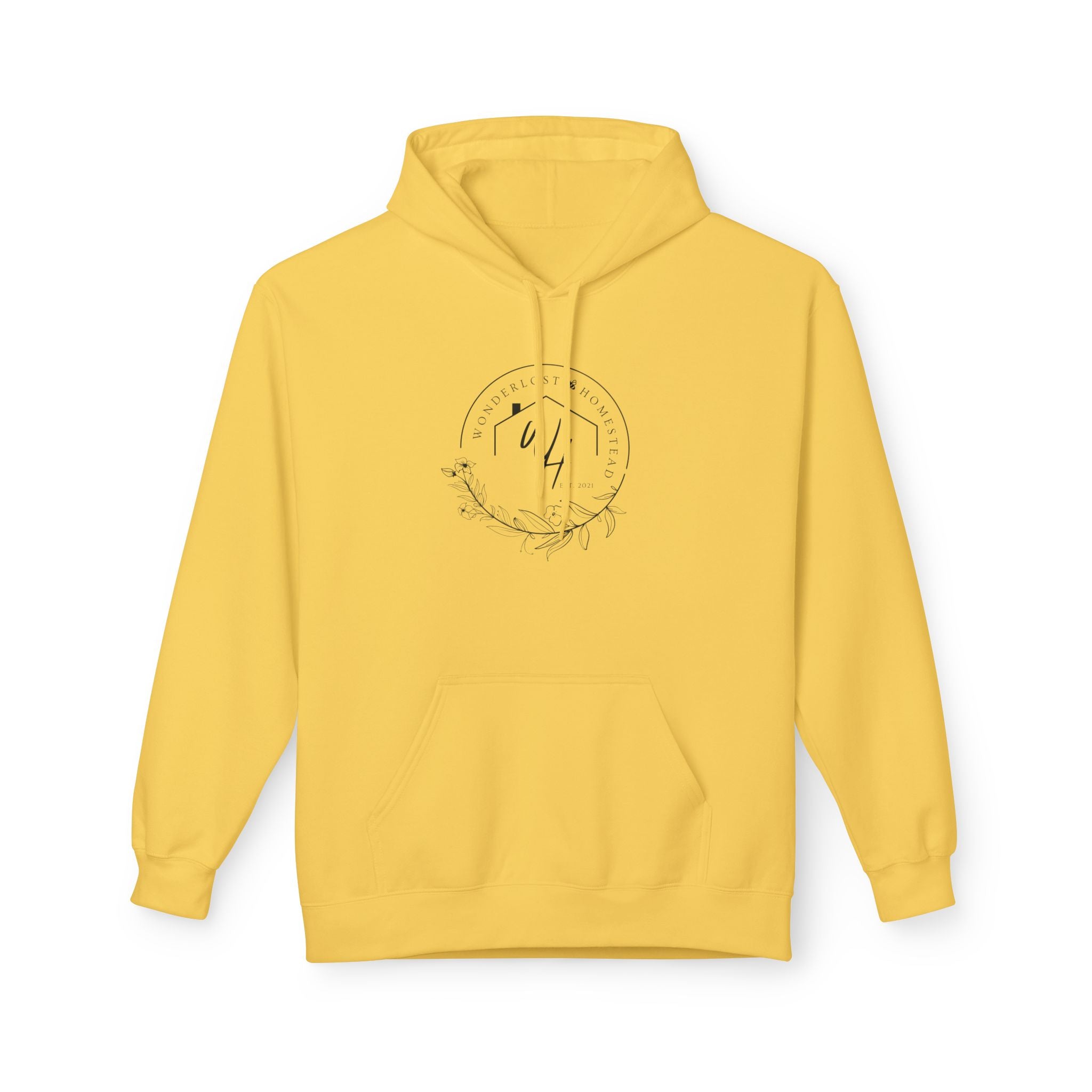 Unisex Hoodie, Black Logo