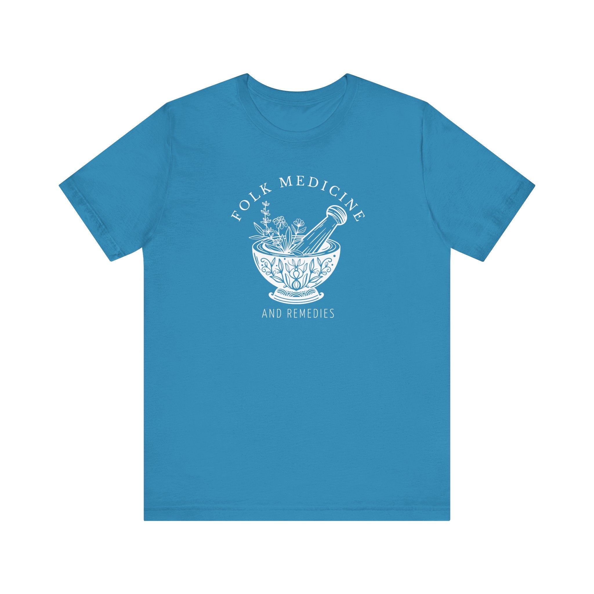 Unisex Short Sleeve T-Shirt, White Logo