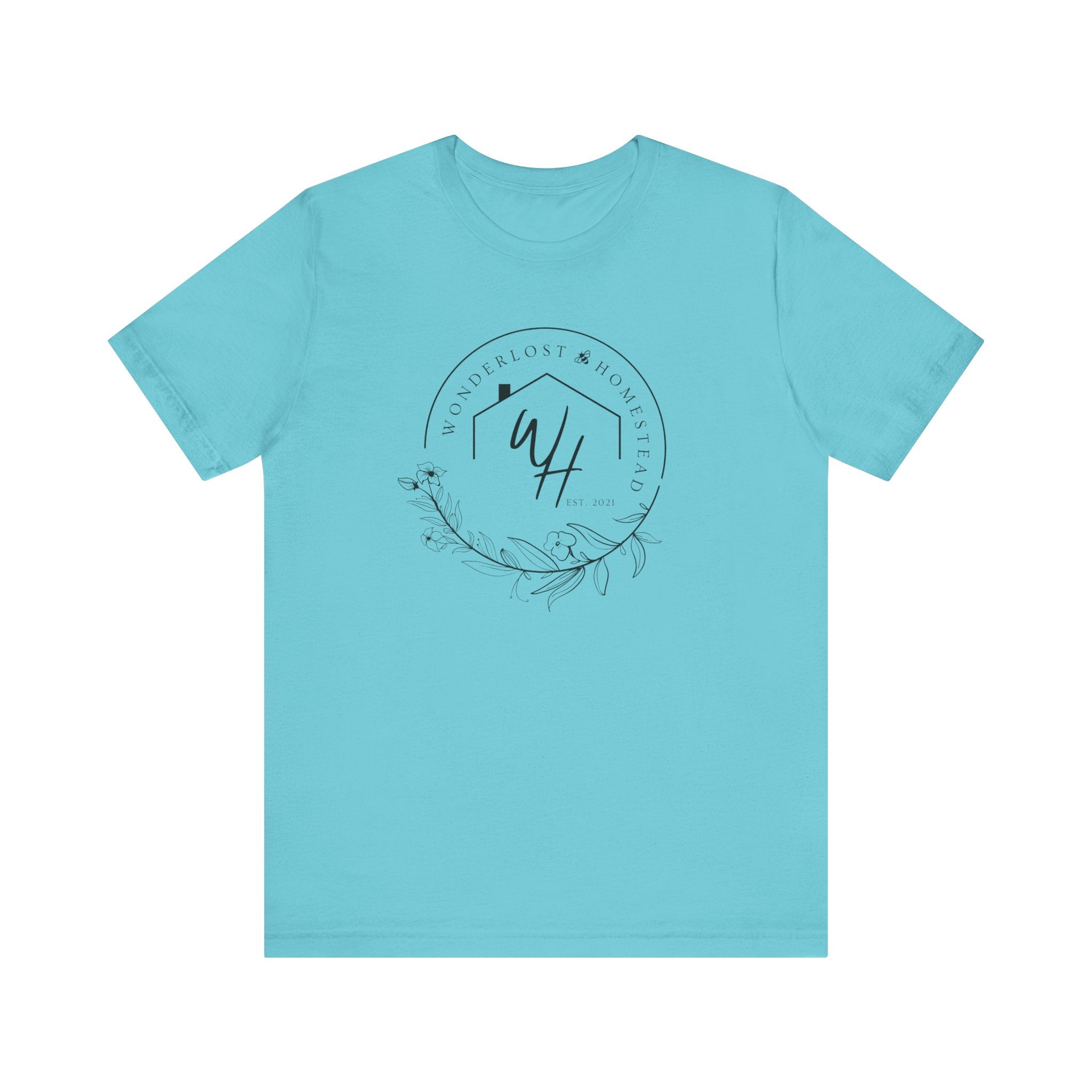 Unisex Short Sleeve T-Shirt, Black Logo