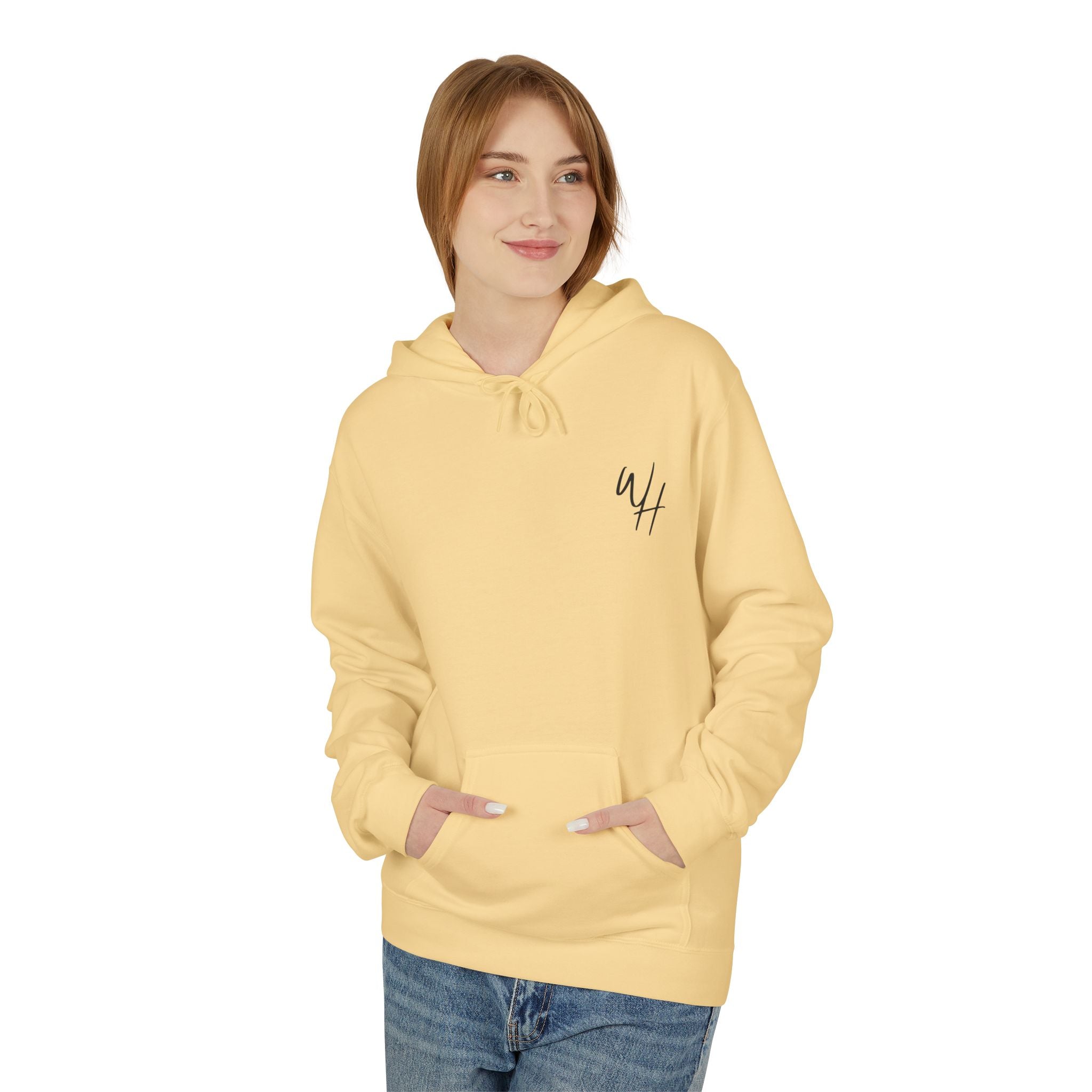 Unisex Hoodie, Black Logo (Front/Back Designs)