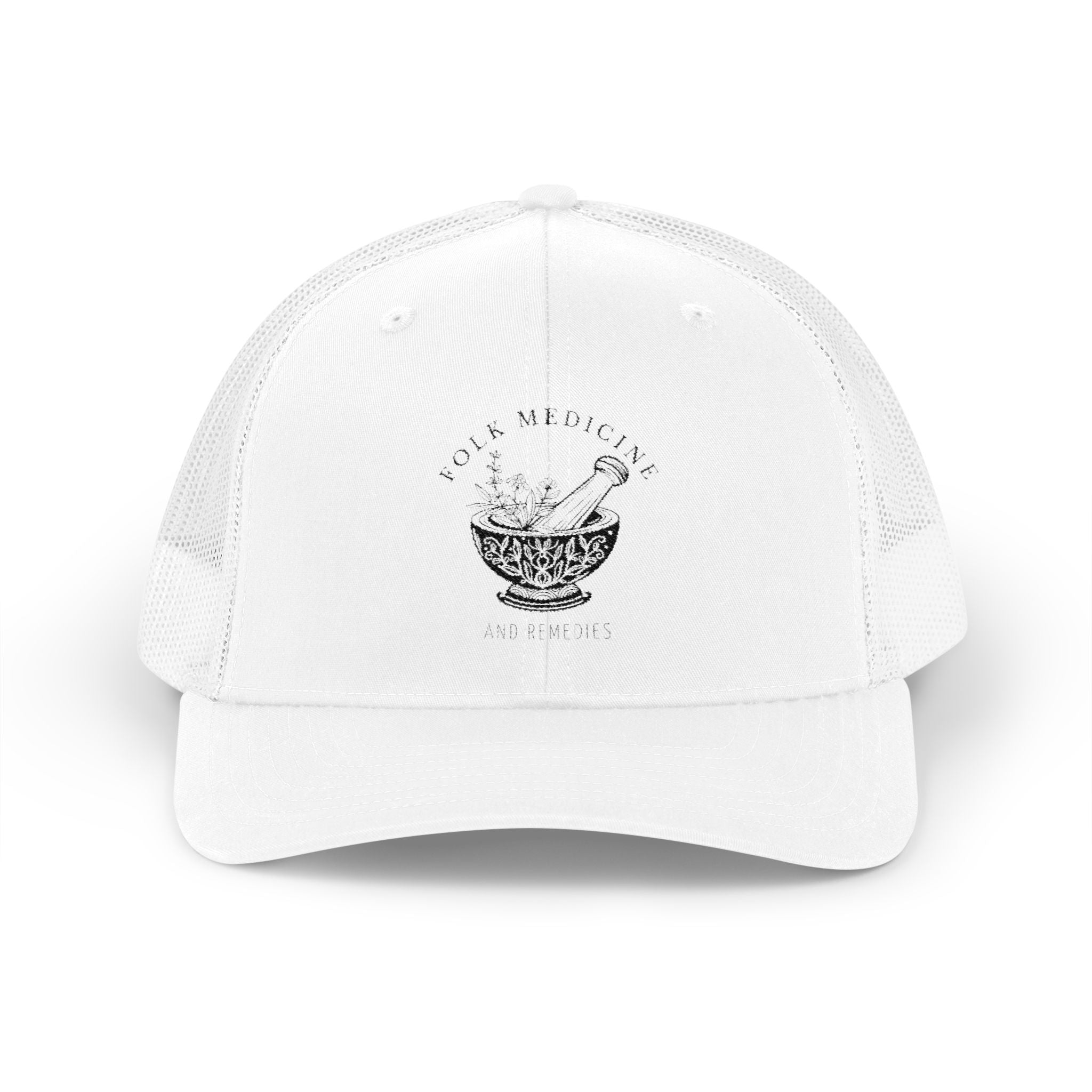 Snapback Trucker Cap - Black Logo