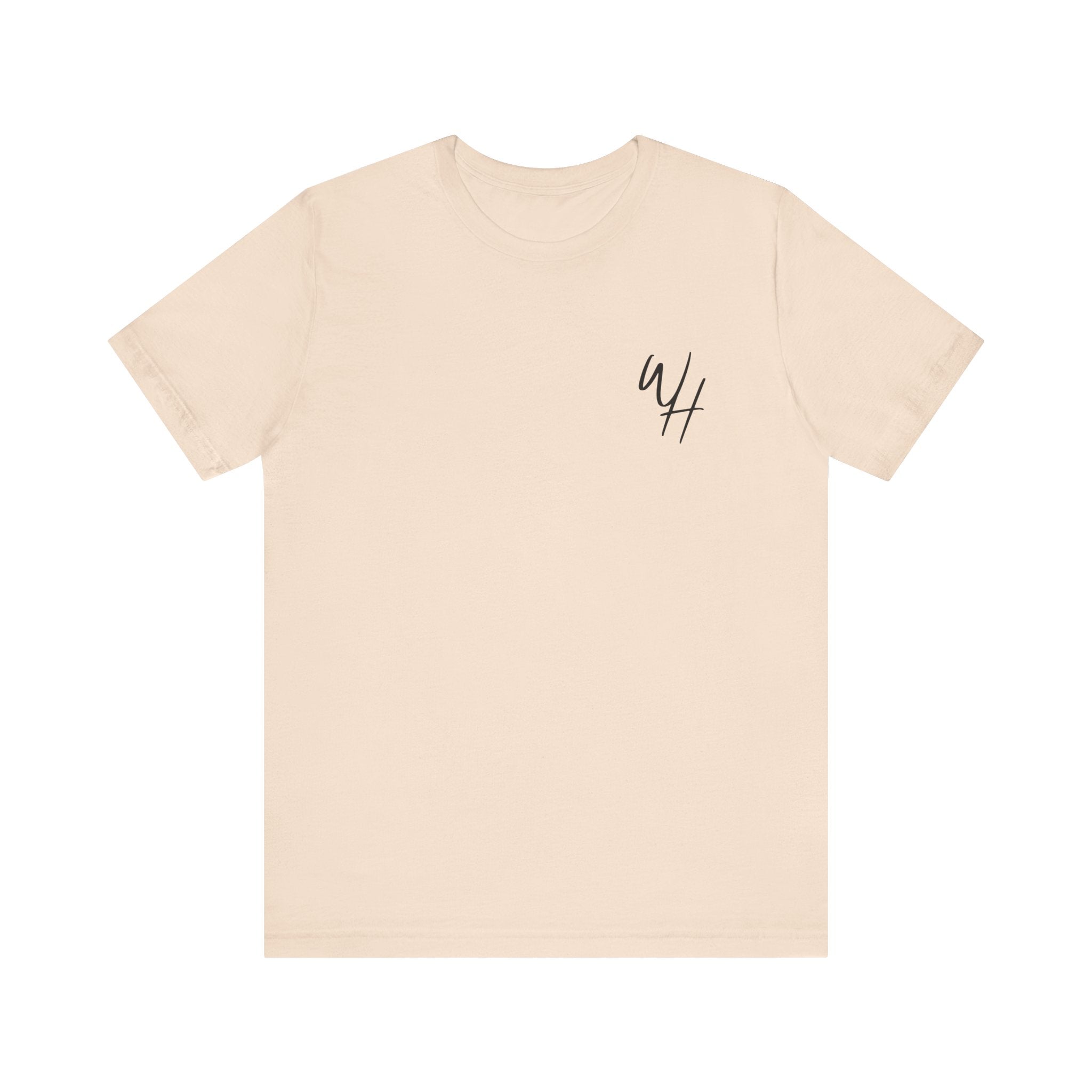 Unisex Short Sleeve T-Shirt, Black Logo (Front/Back Designs)
