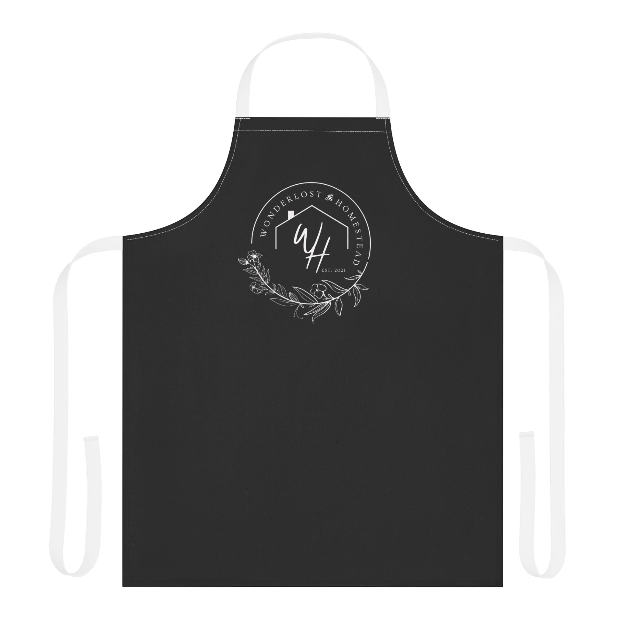 Apron, White Logo