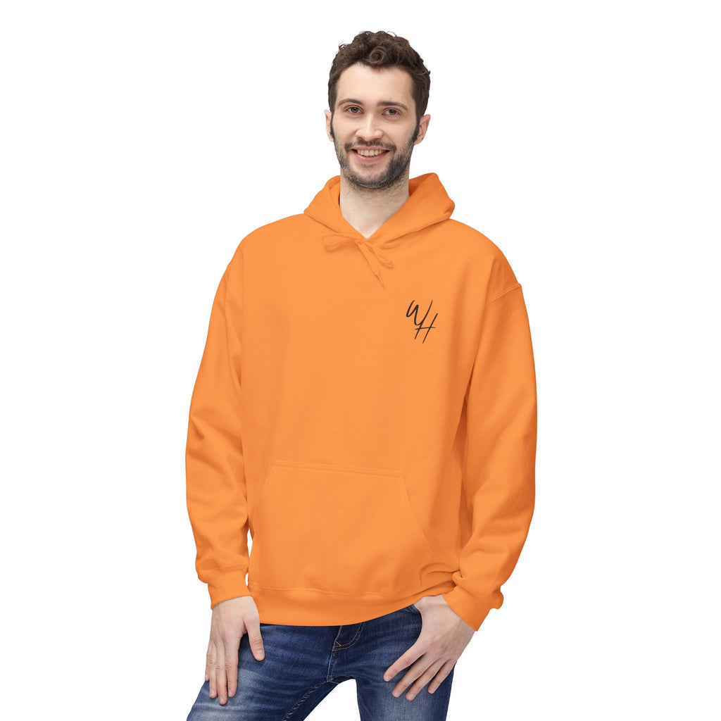 Unisex Hoodie, Black Logo (Front/Back Designs)