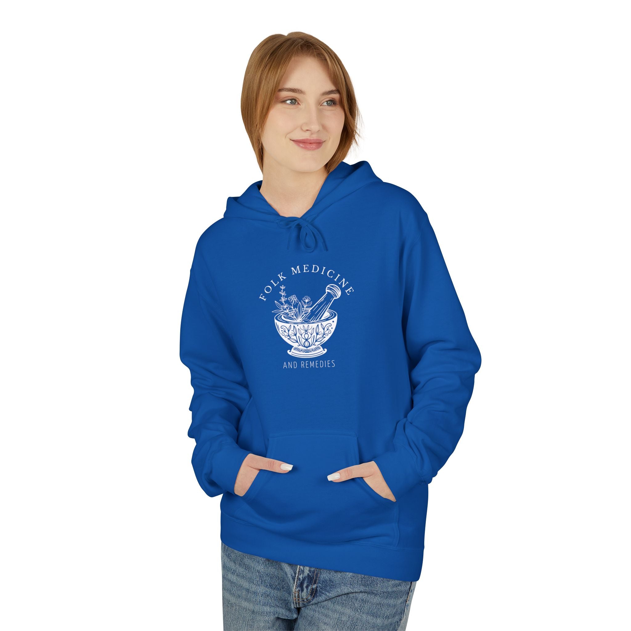 Unisex Hoodie, White Logo