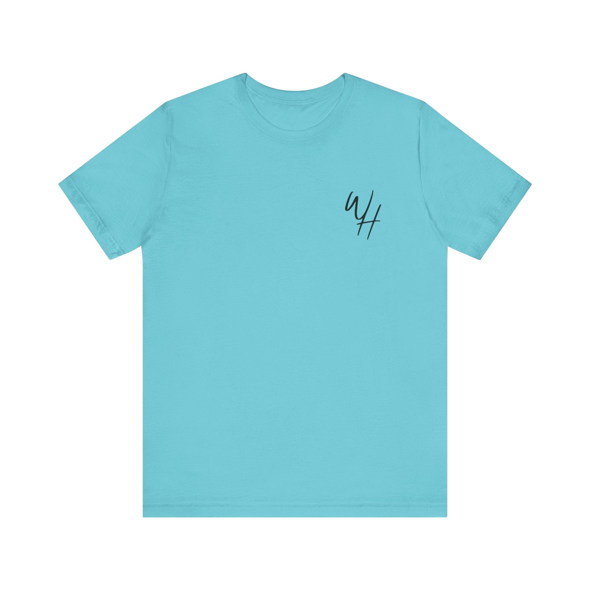 Unisex Short Sleeve T-Shirt, Black Logo (Front/Back Designs)