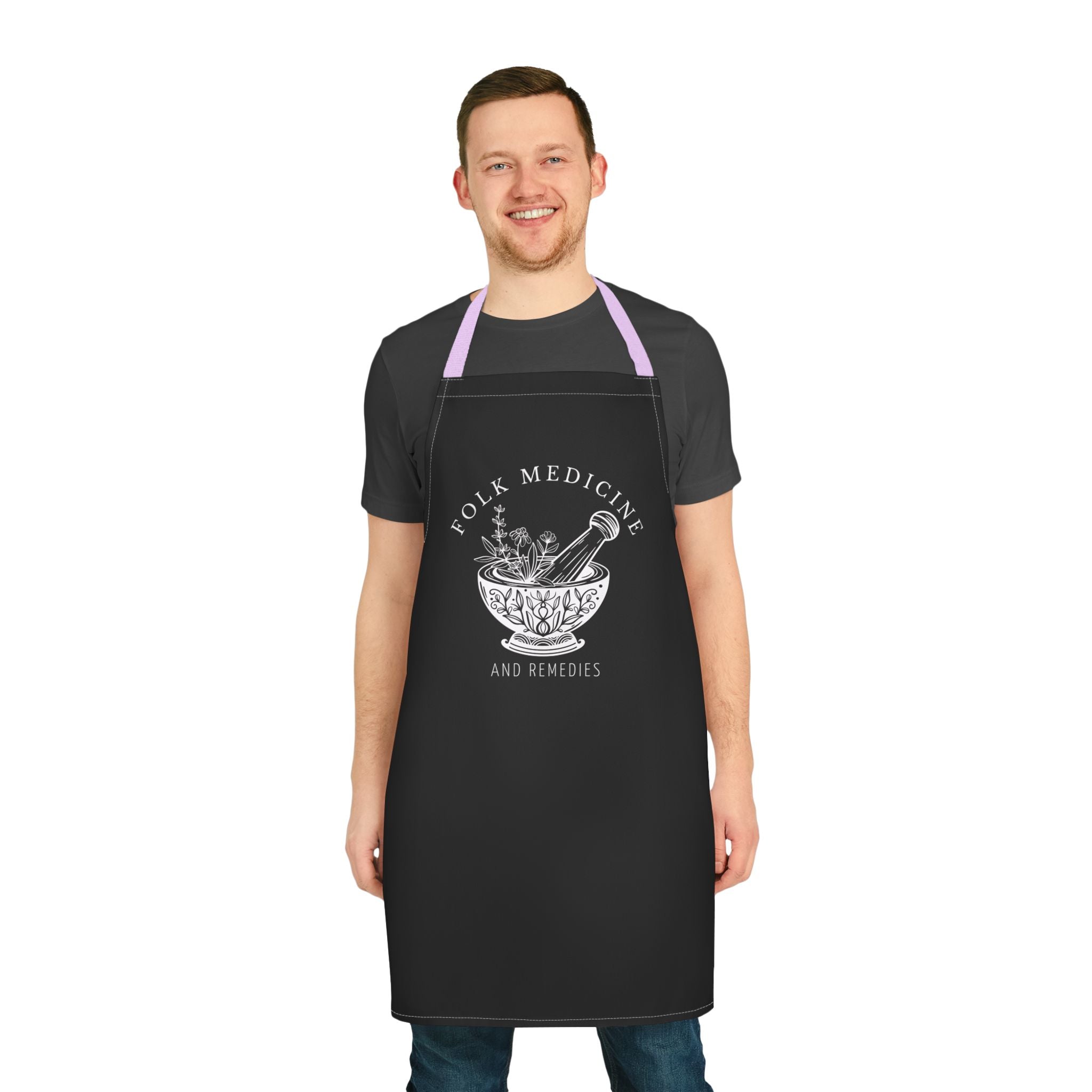 Apron, White Logo