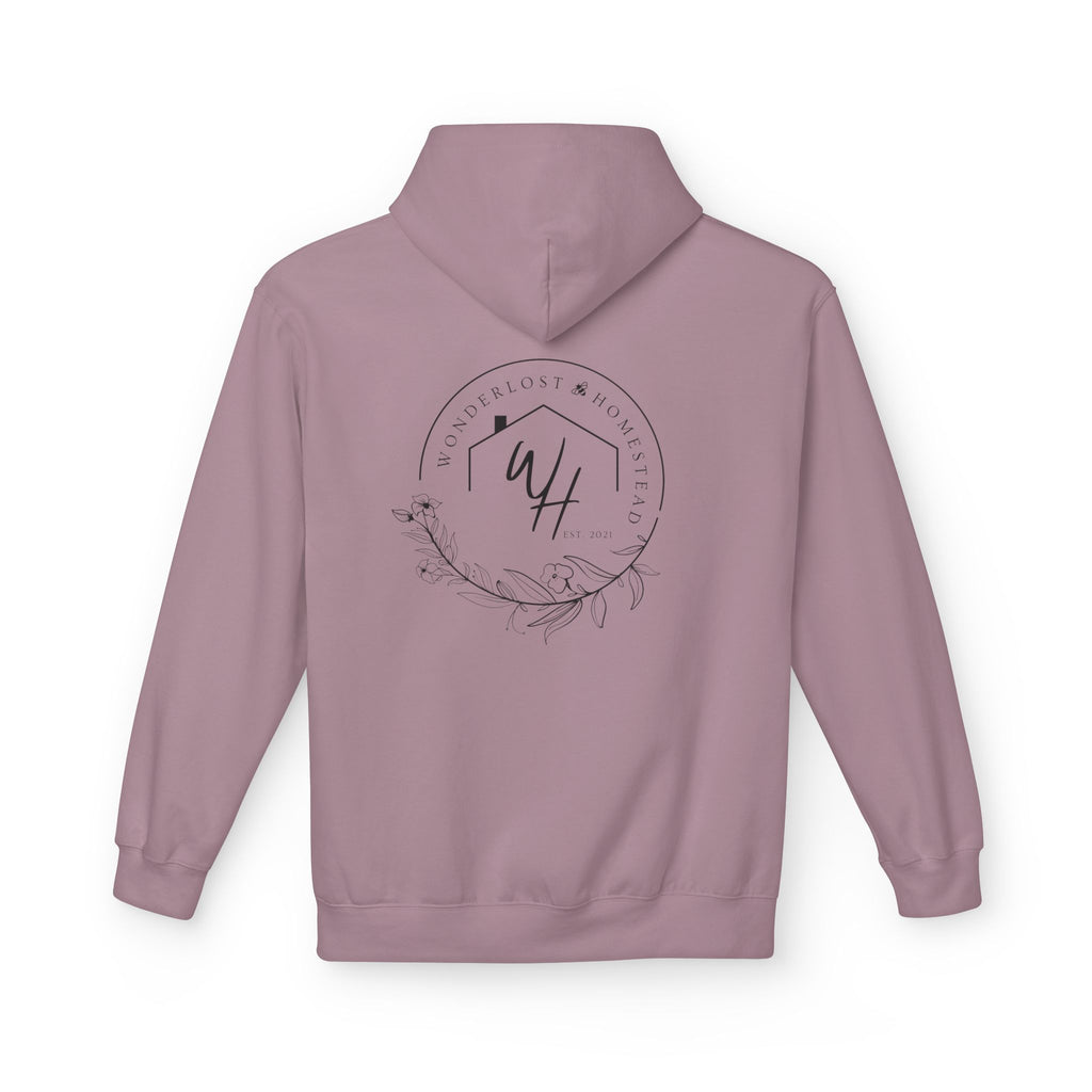 Unisex Hoodie, Black Logo (Front/Back Designs)