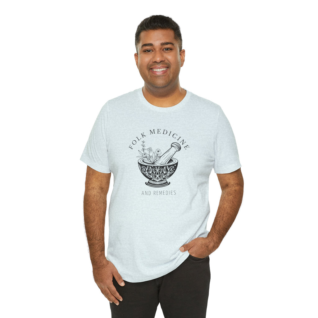 Unisex Short Sleeve T-Shirt, Black Logo