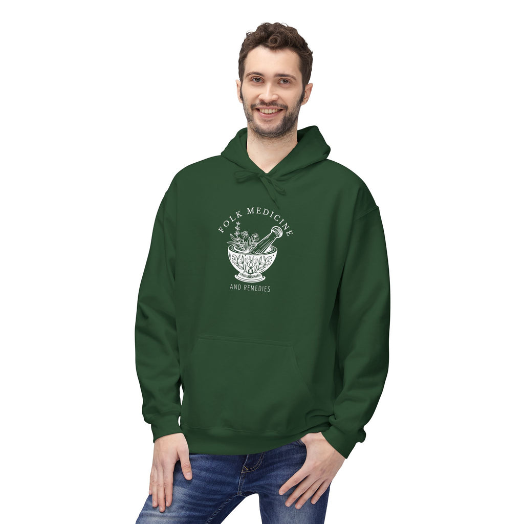 Unisex Hoodie, White Logo