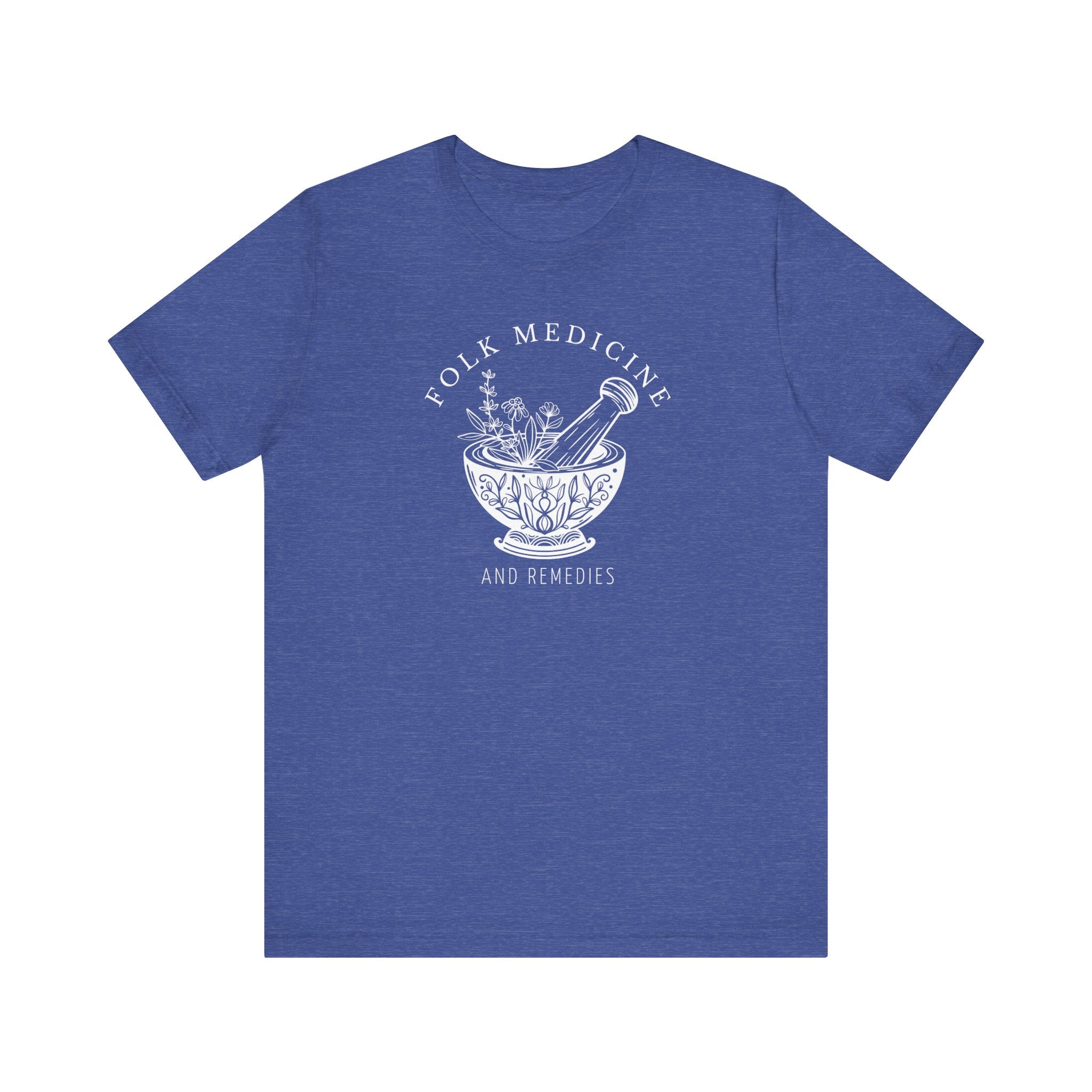 Unisex Short Sleeve T-Shirt, White Logo