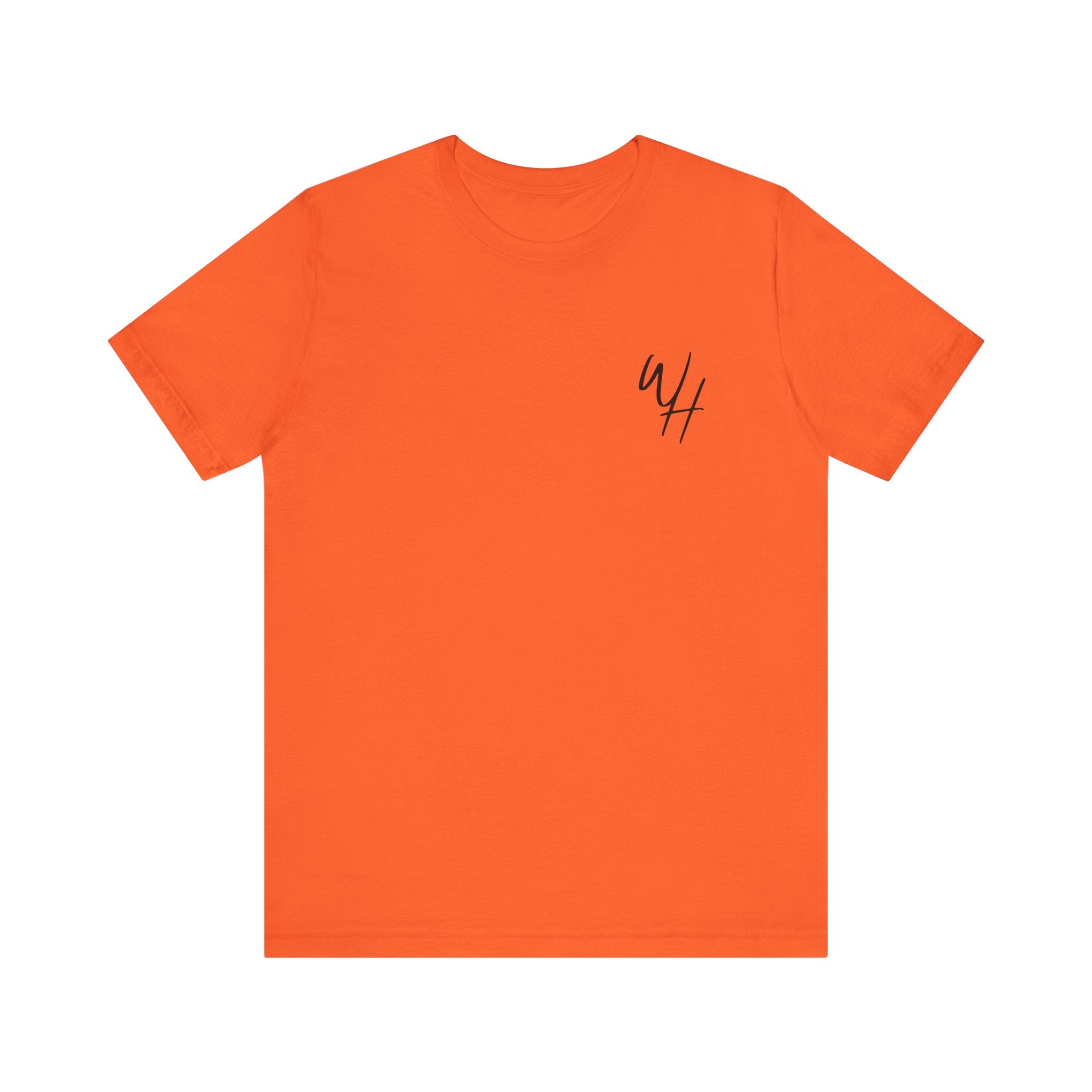 Unisex Short Sleeve T-Shirt, Black Logo (Front/Back Designs)