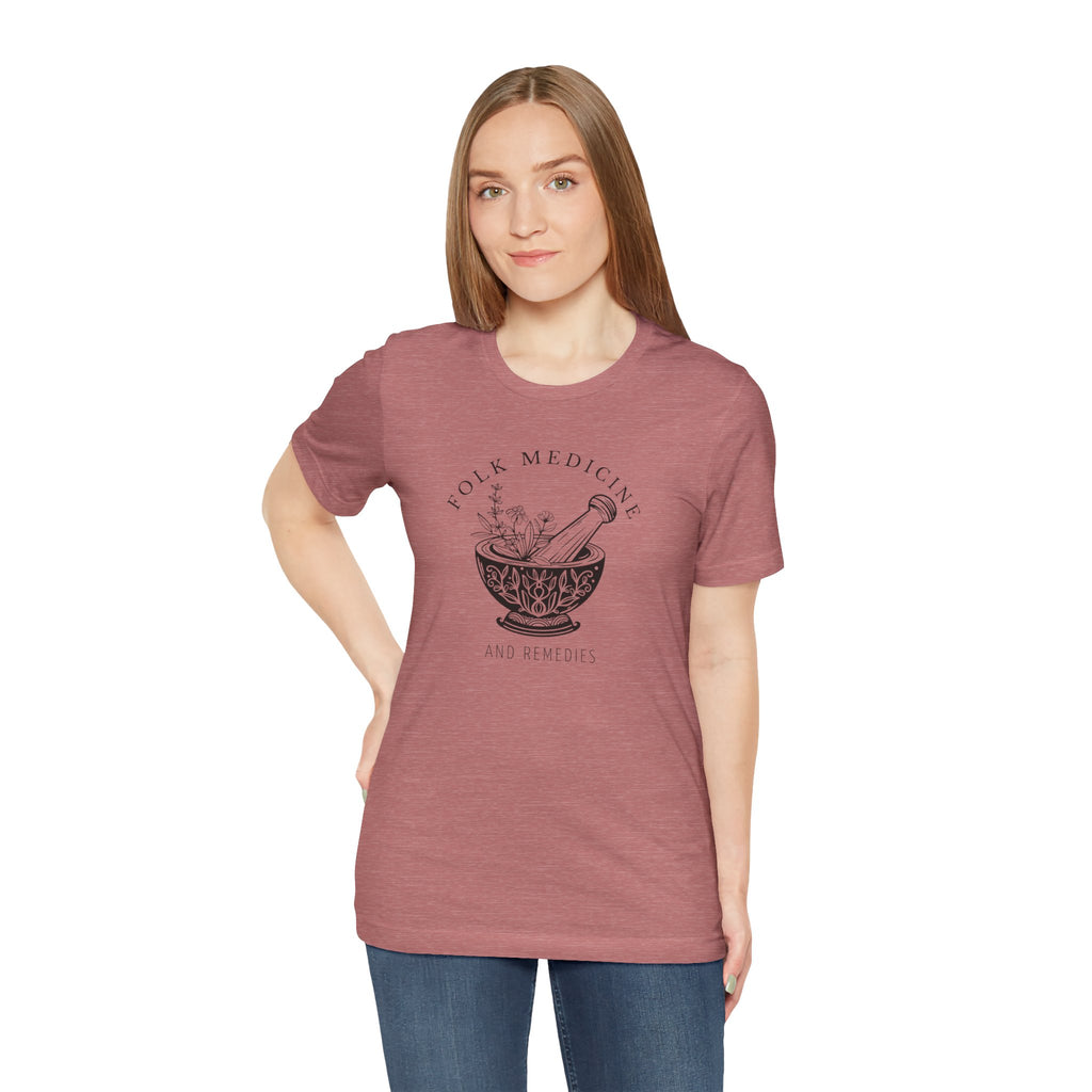 Unisex Short Sleeve T-Shirt, Black Logo