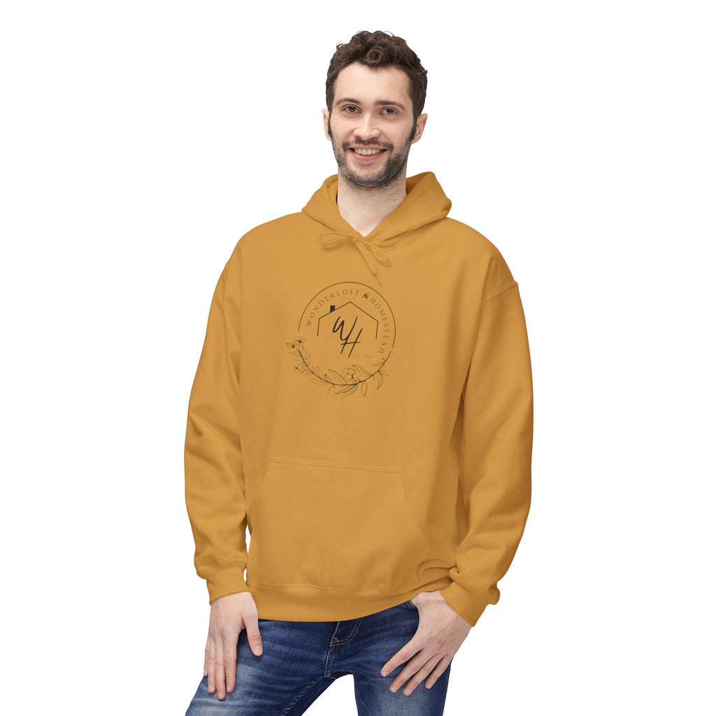 Unisex Hoodie, Black Logo