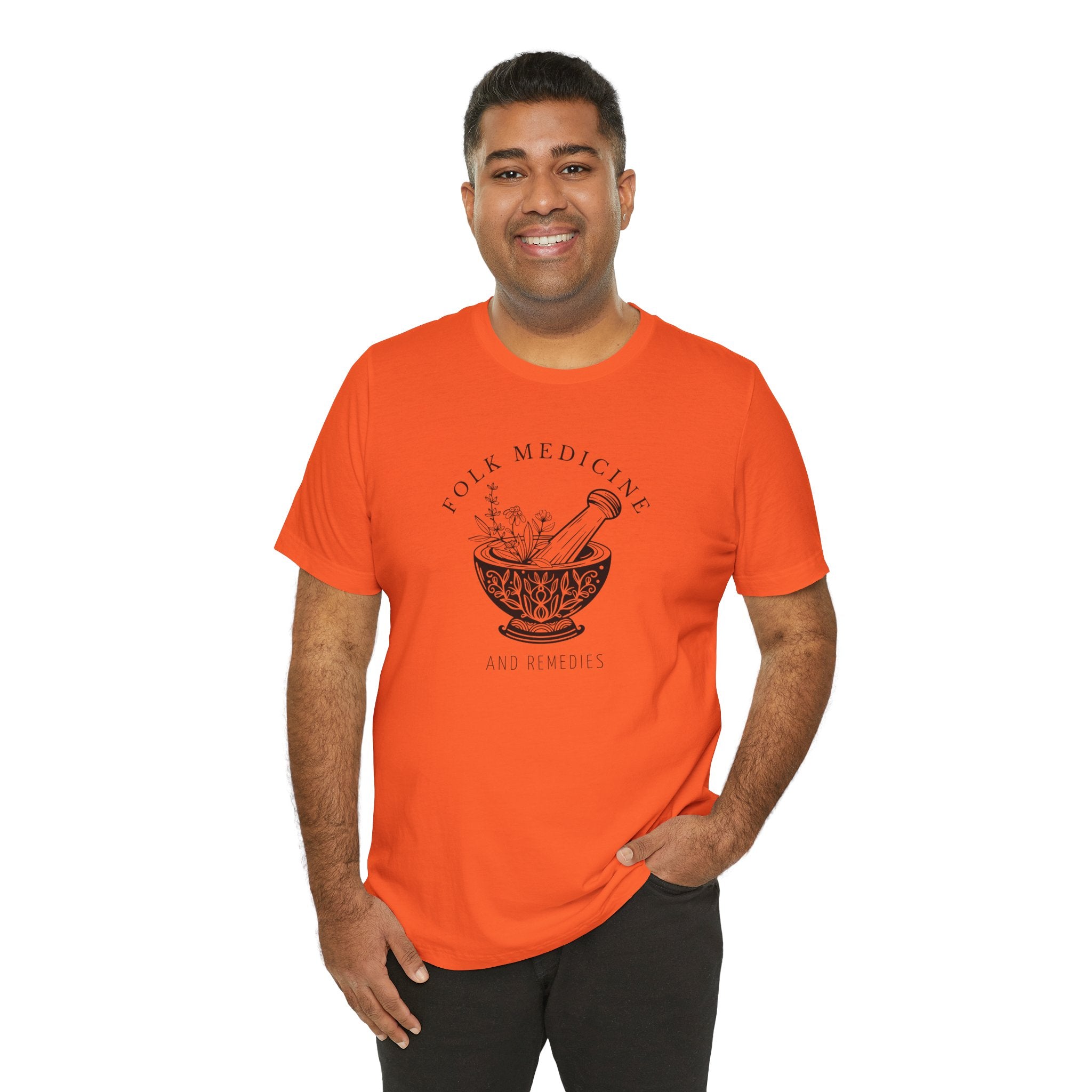 Unisex Short Sleeve T-Shirt, Black Logo