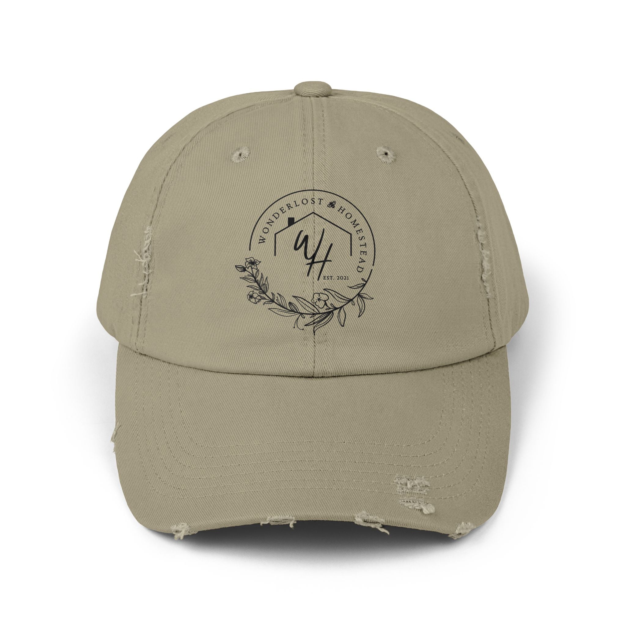 Unisex Distressed Cap