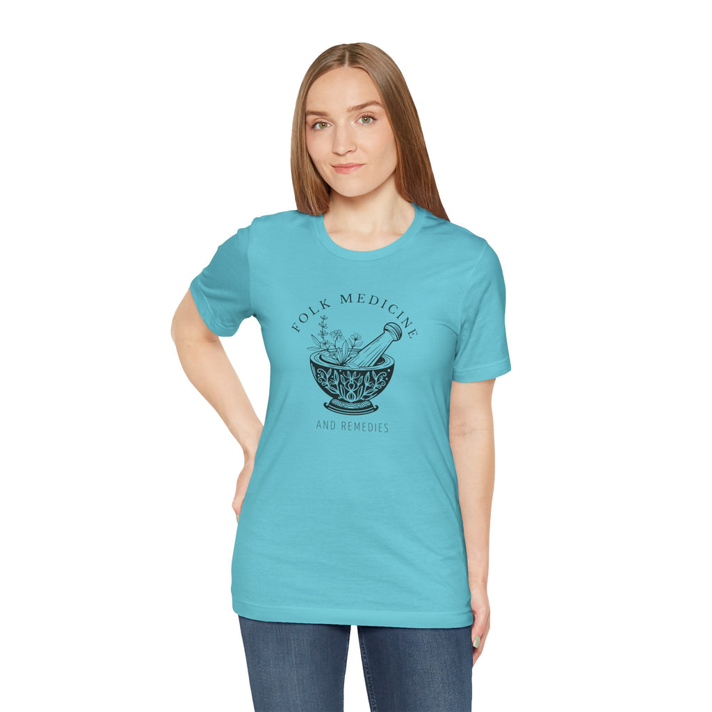 Unisex Short Sleeve T-Shirt, Black Logo