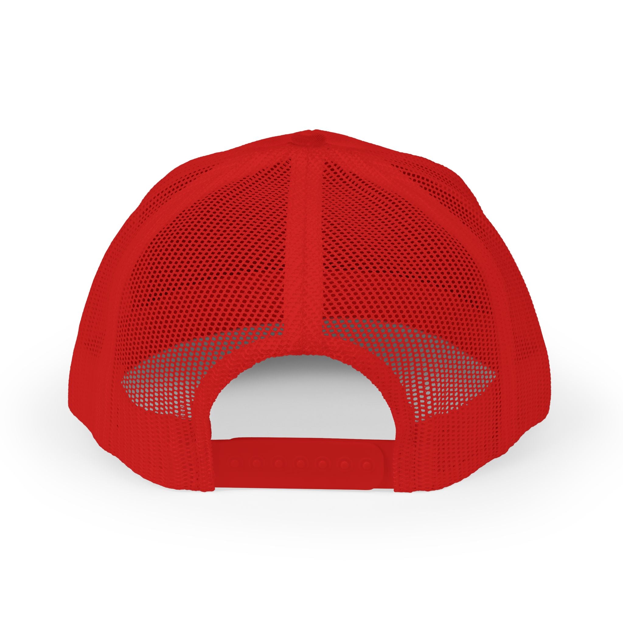 Snapback Trucker Cap, White Logo