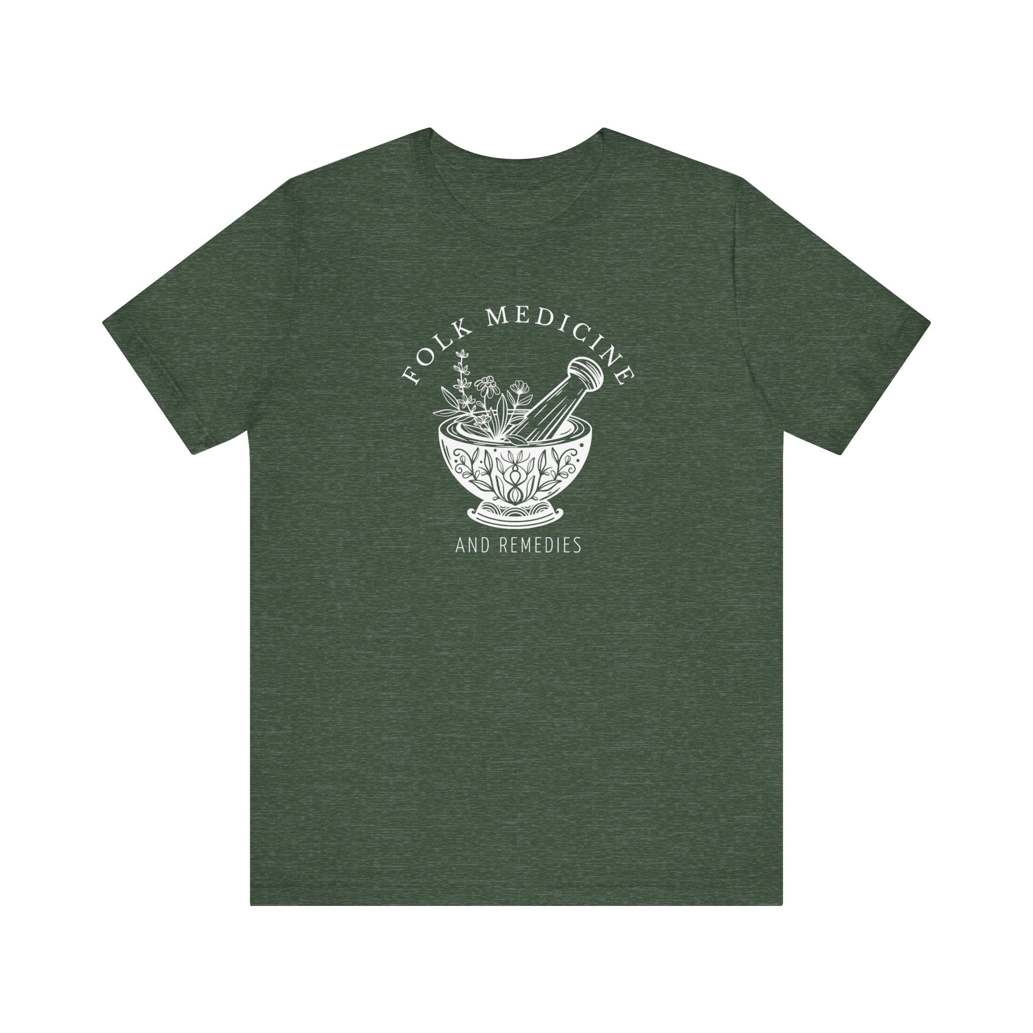 Unisex Short Sleeve T-Shirt, White Logo