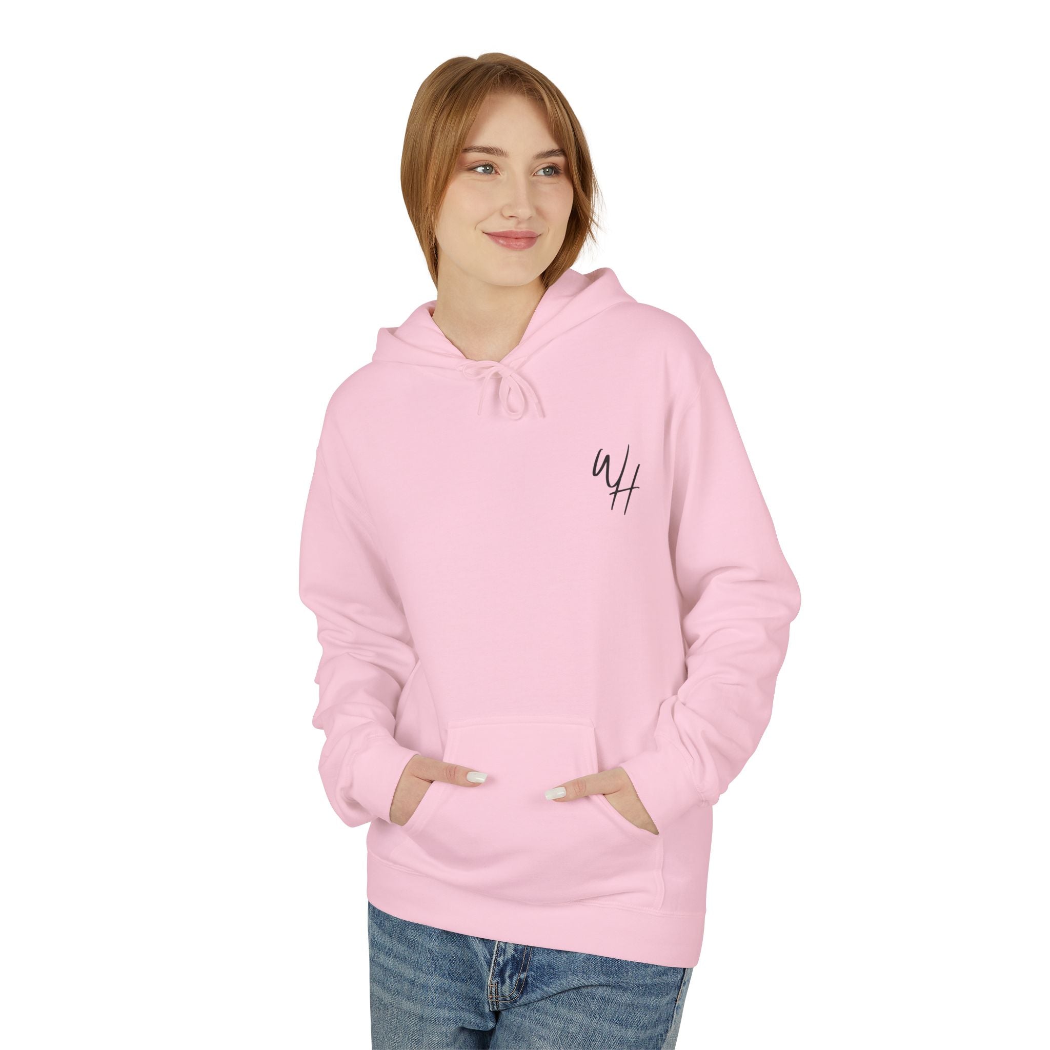 Unisex Hoodie, Black Logo (Front/Back Designs)