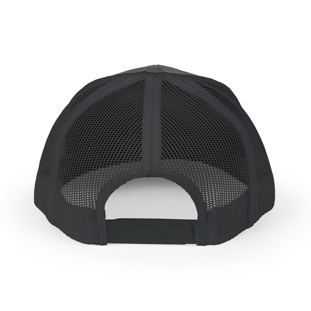 Snapback Trucker Cap, White Logo