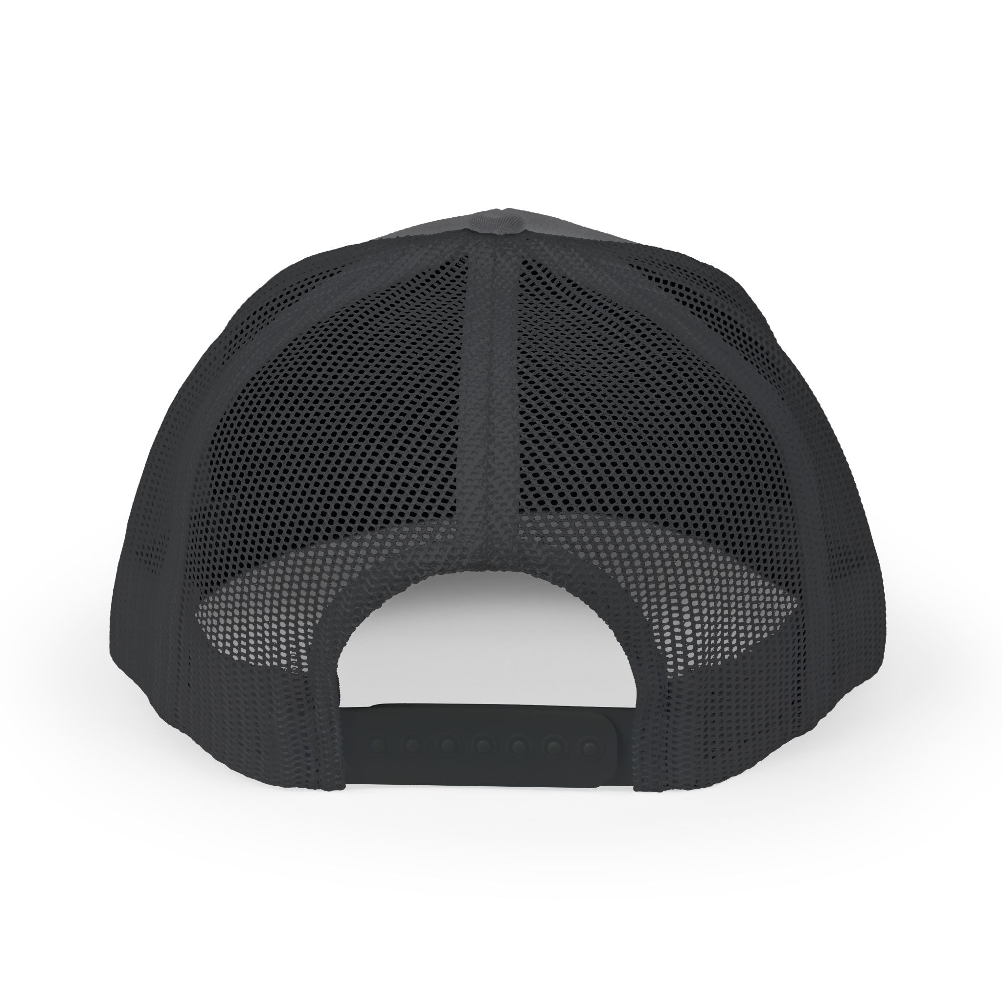 Snapback Trucker Cap, White Logo