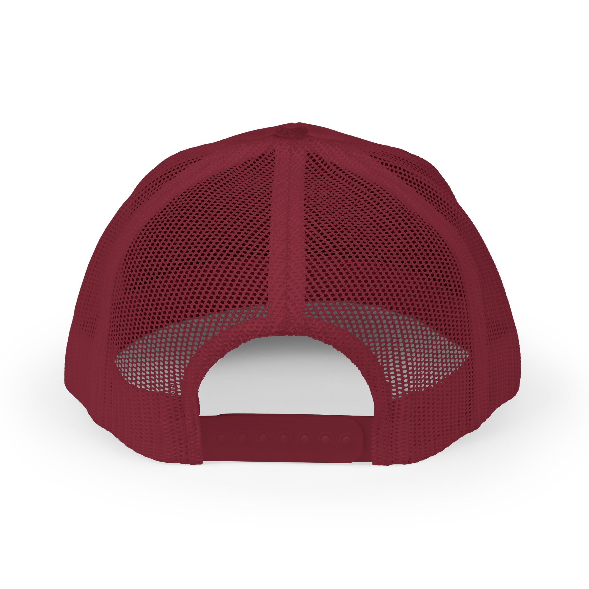 Snapback Trucker Cap, White Logo