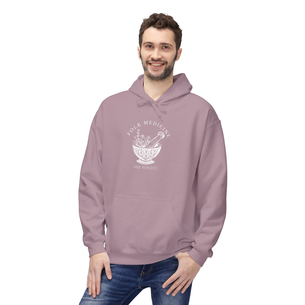 Unisex Hoodie, White Logo