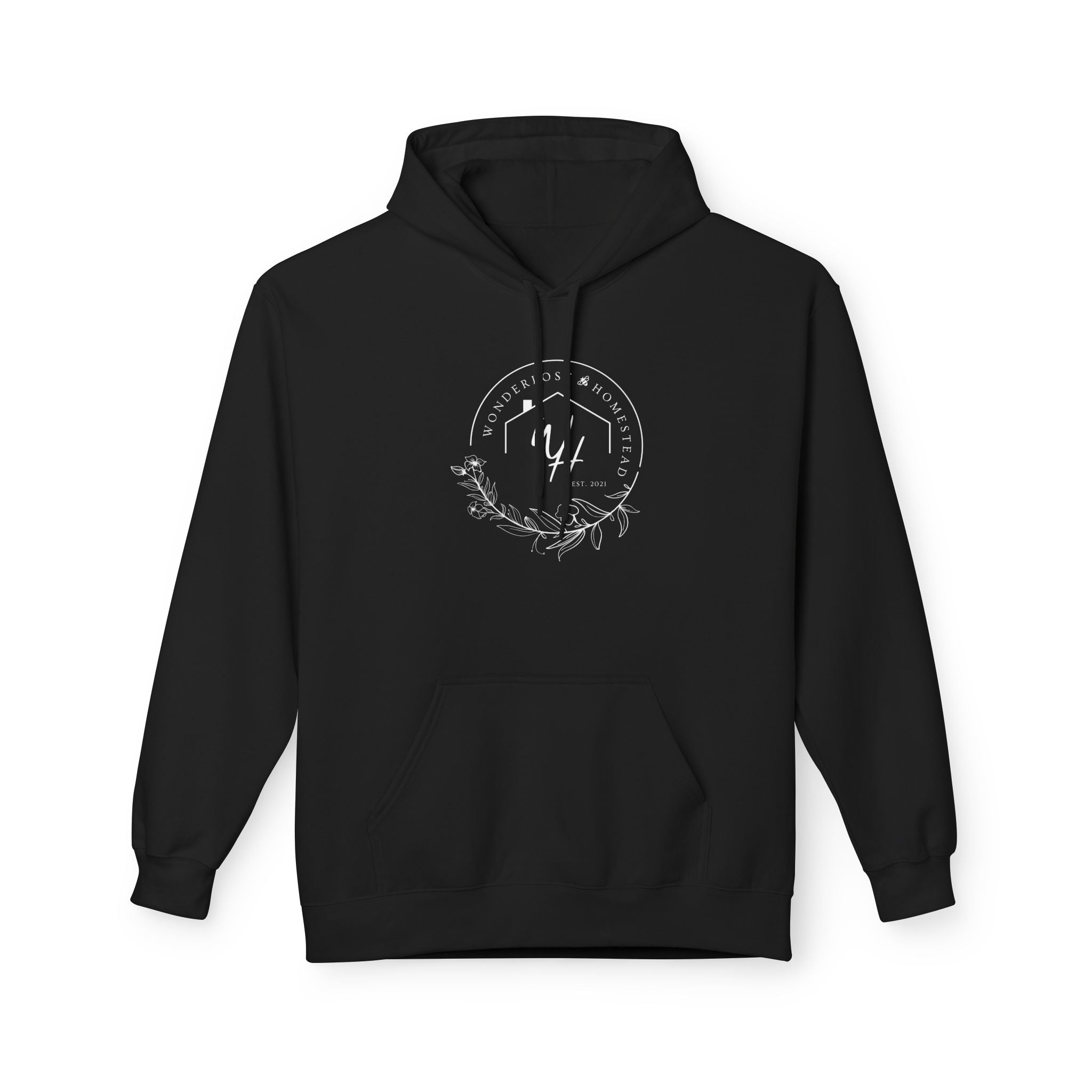 Unisex Hoodie, White Logo