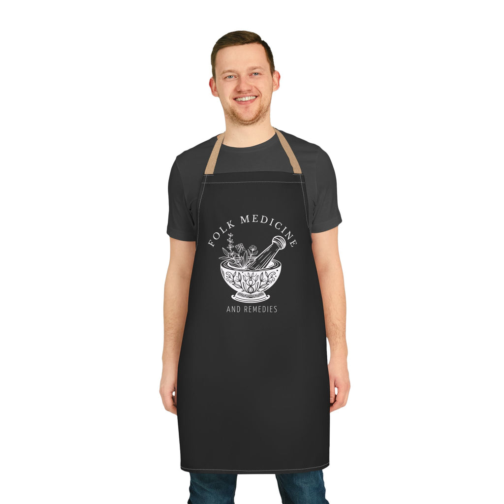 Apron, White Logo