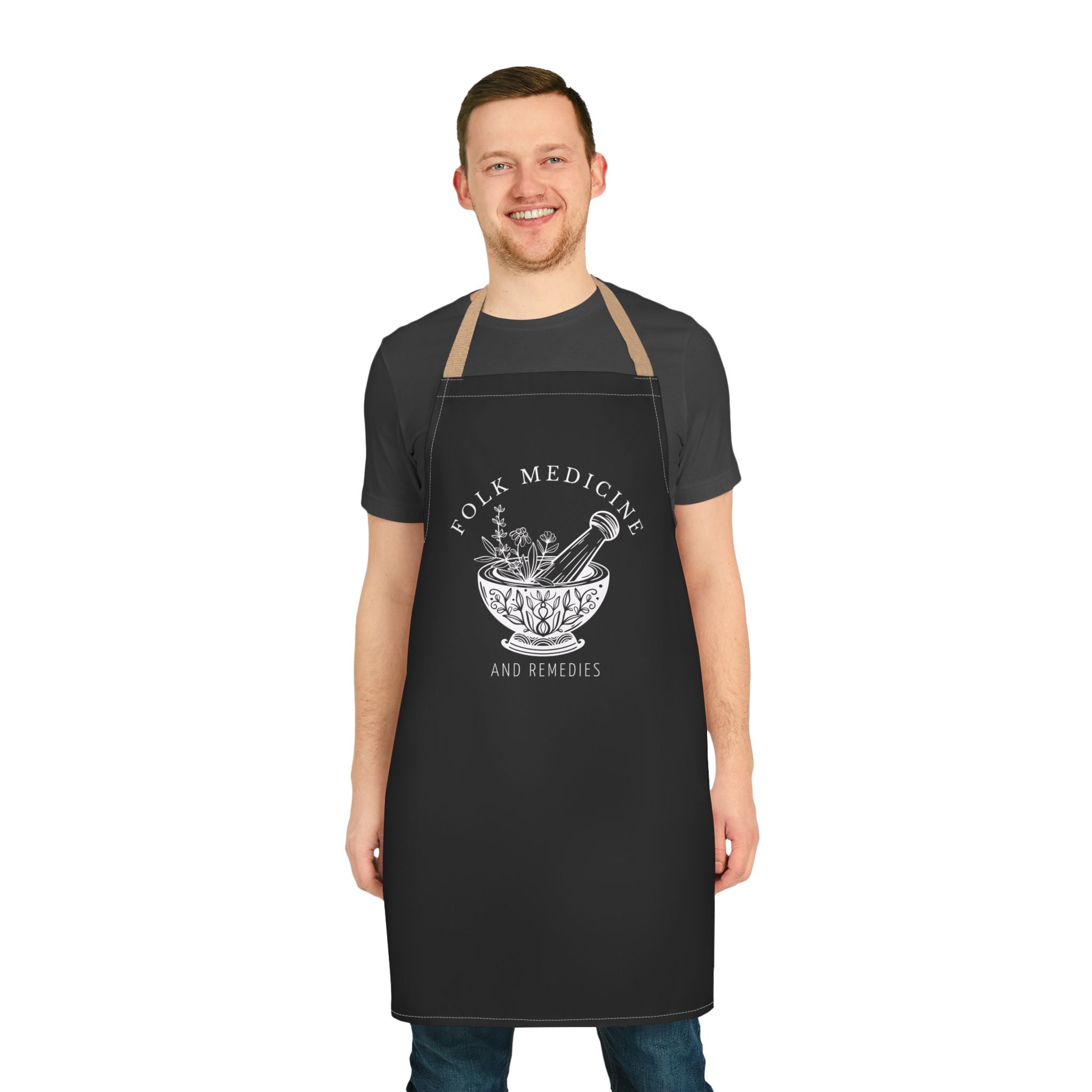 Apron, White Logo
