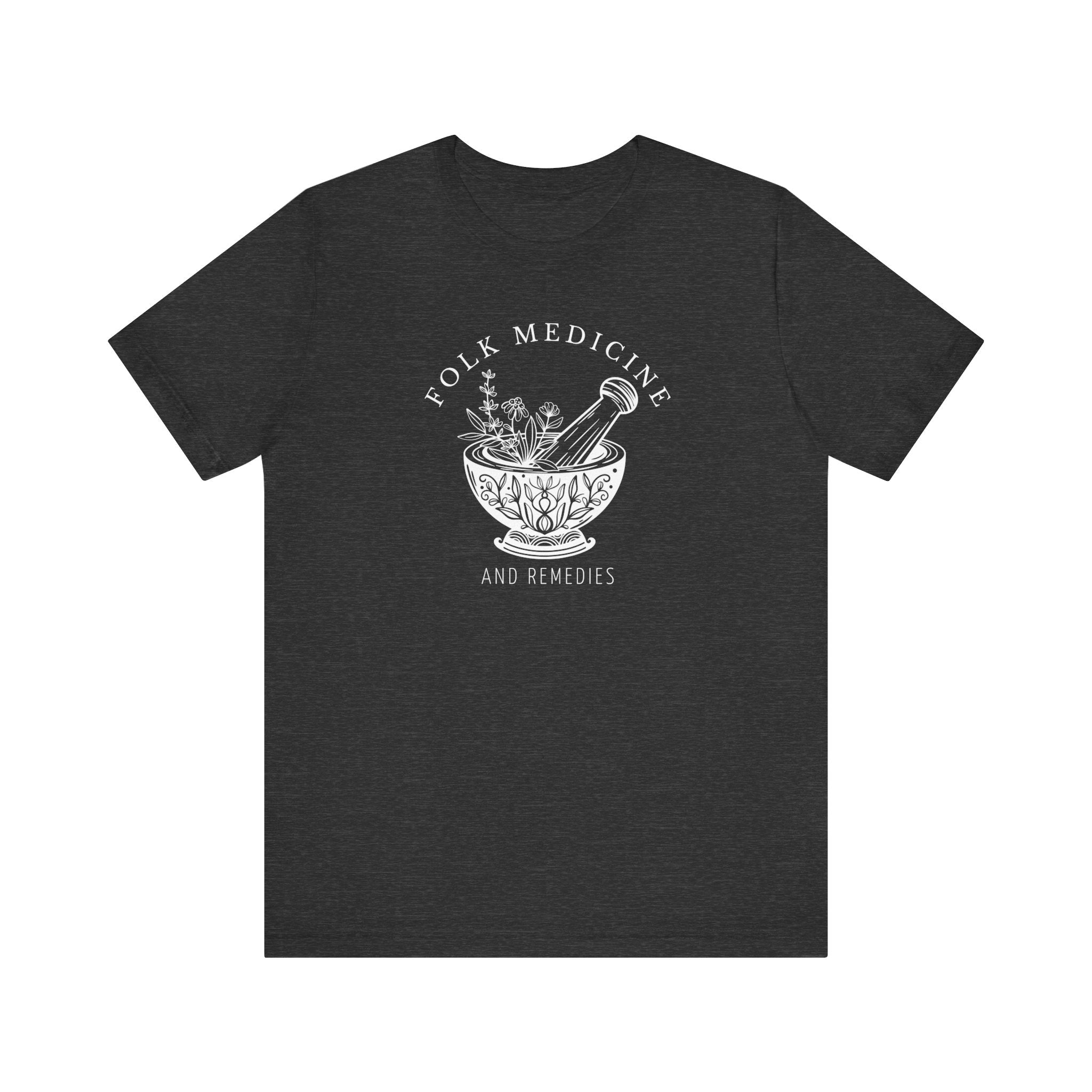 Unisex Short Sleeve T-Shirt, White Logo