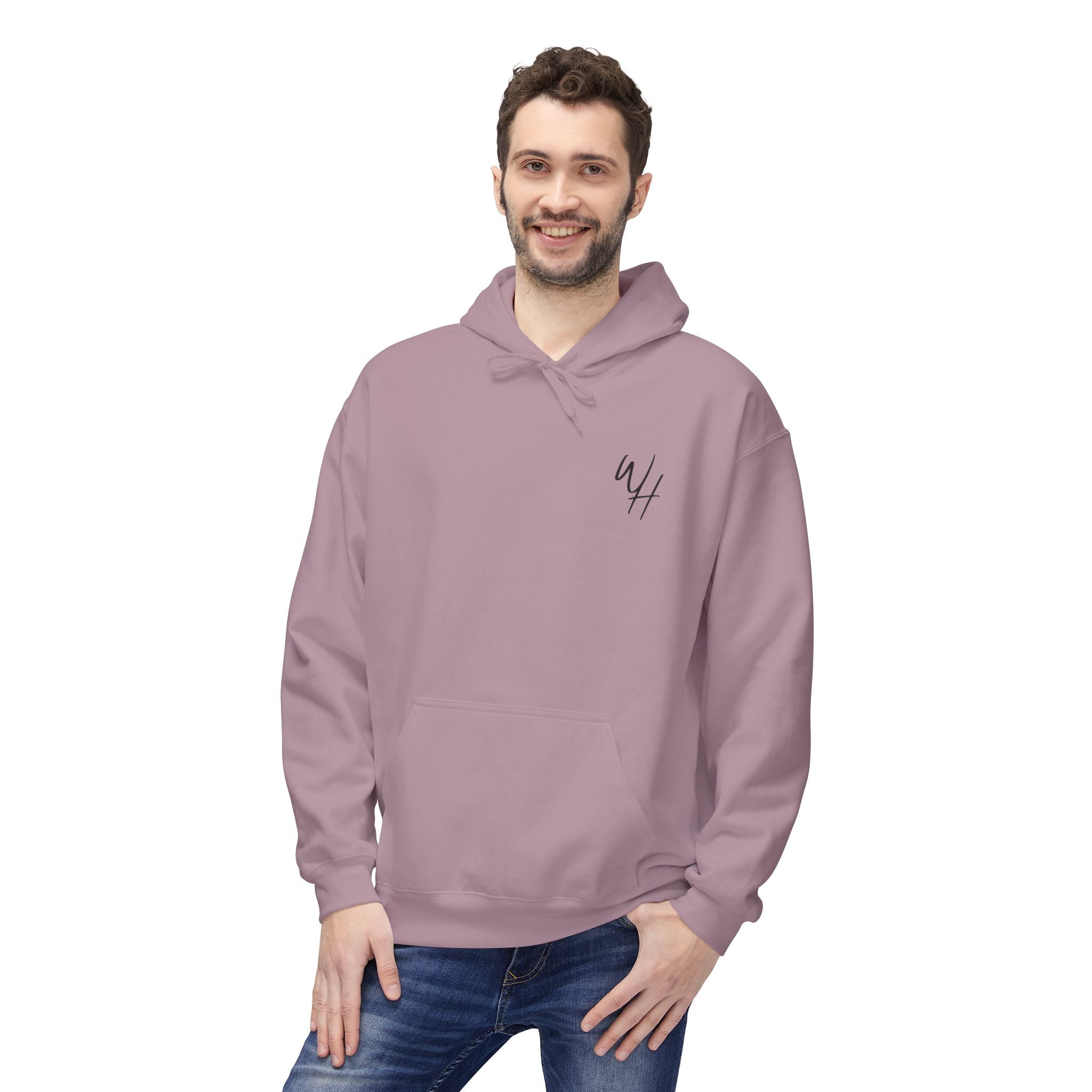 Unisex Hoodie, Black Logo (Front/Back Designs)