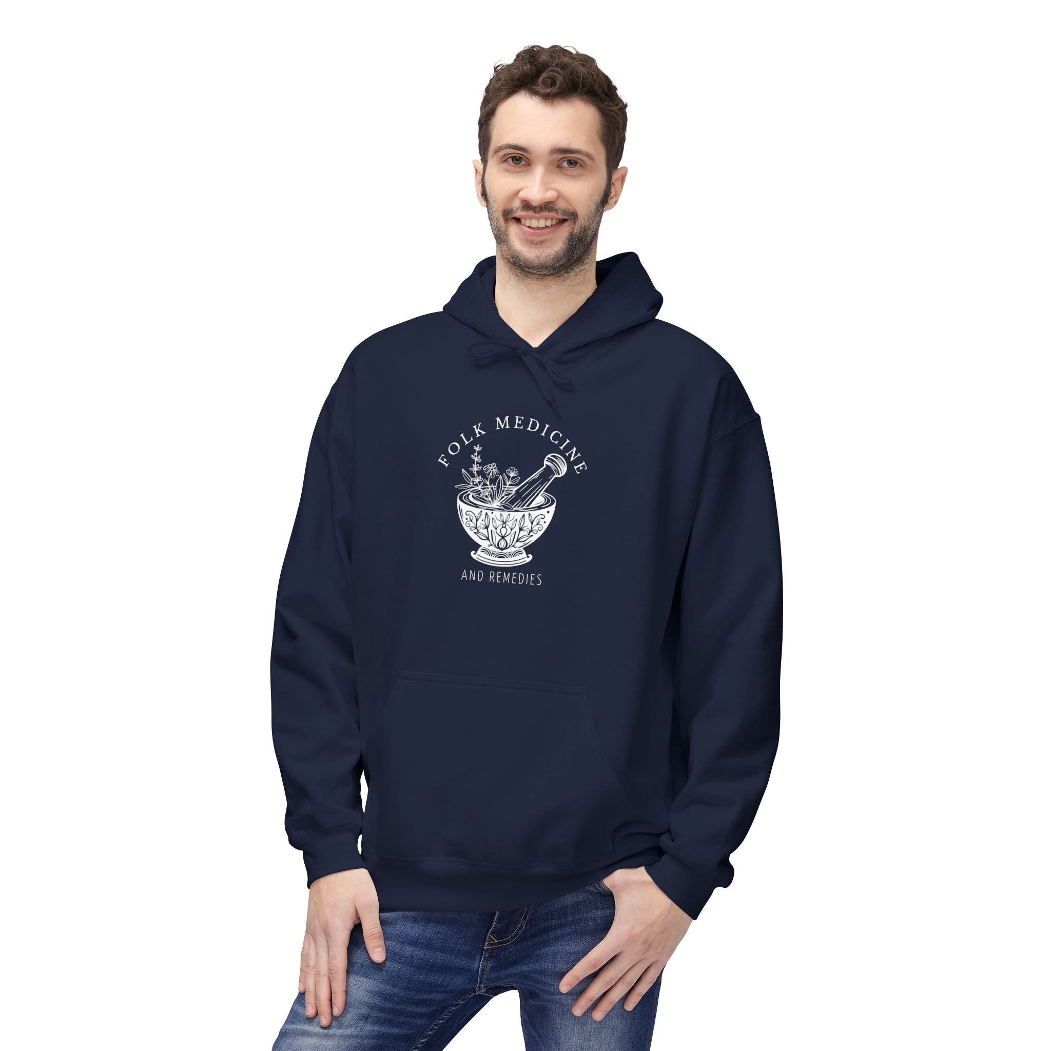Unisex Hoodie, White Logo