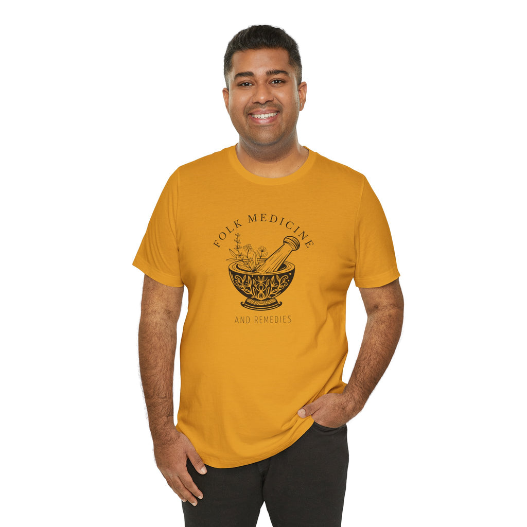 Unisex Short Sleeve T-Shirt, Black Logo