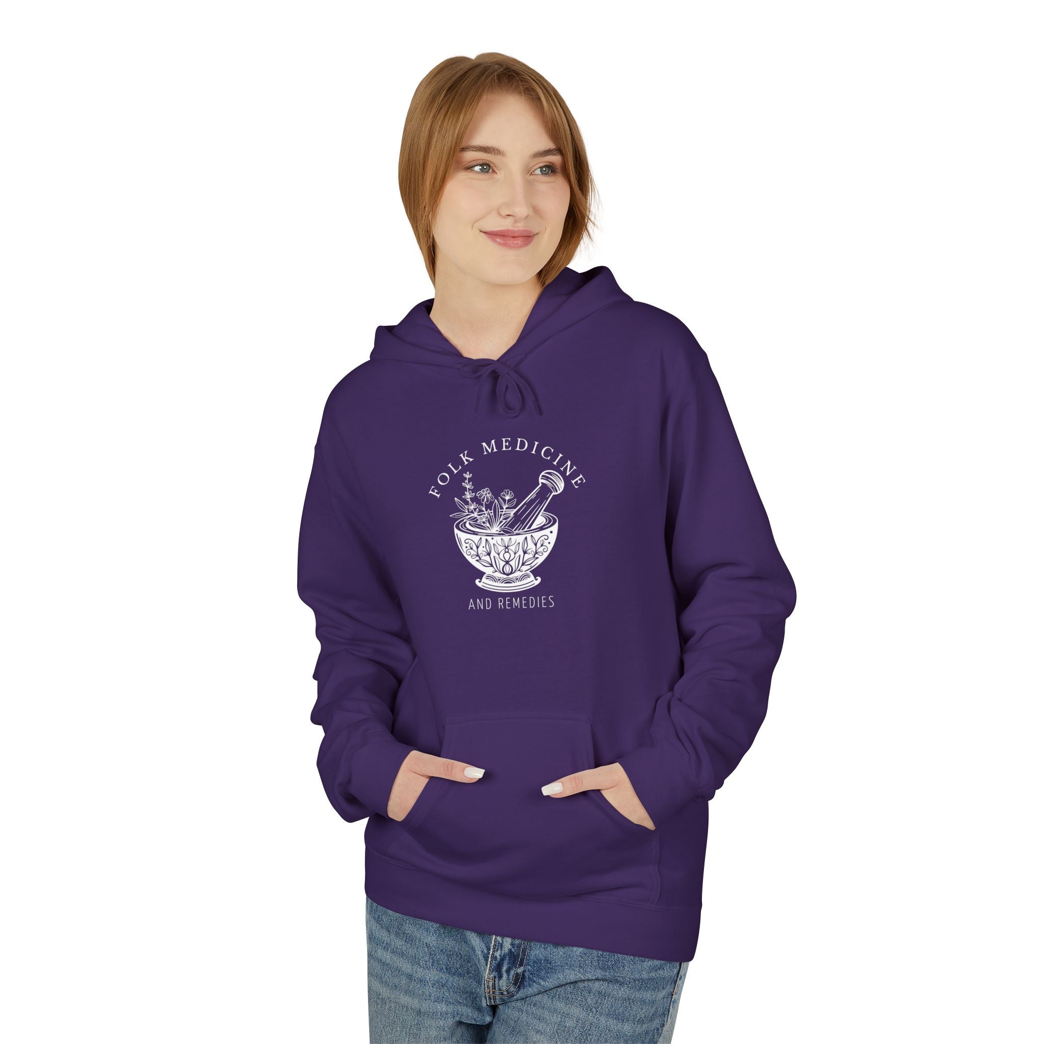 Unisex Hoodie, White Logo