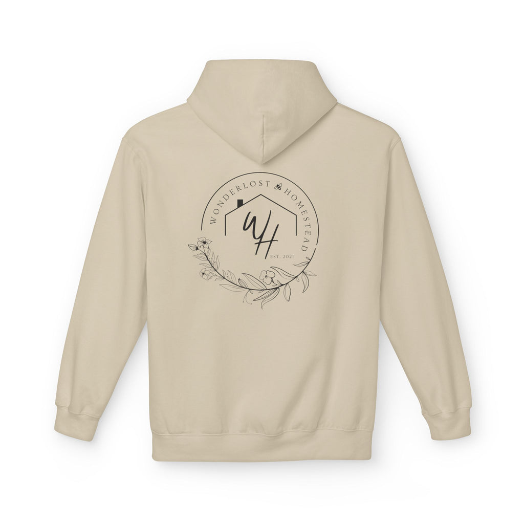 Unisex Hoodie, Black Logo (Front/Back Designs)
