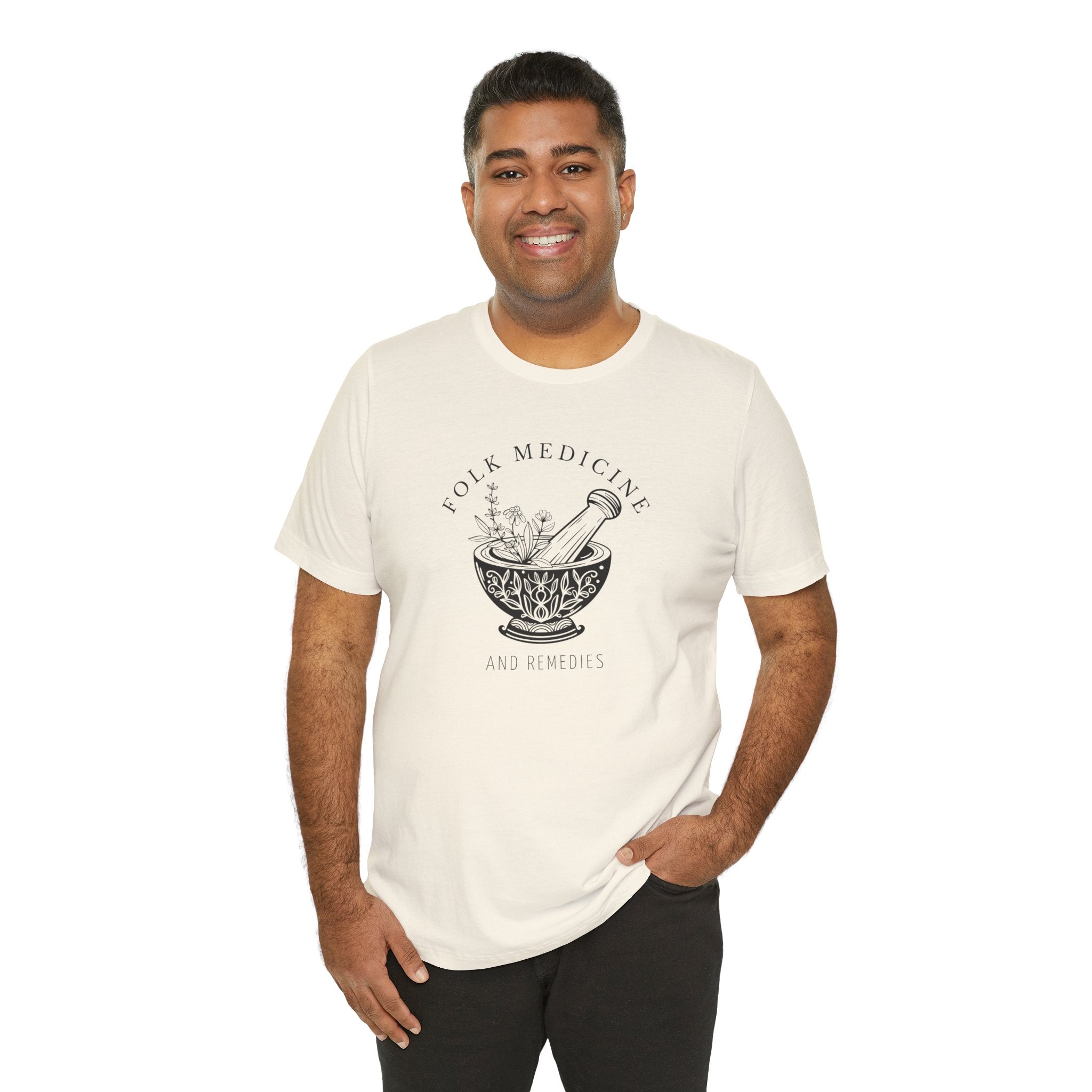 Unisex Short Sleeve T-Shirt, Black Logo