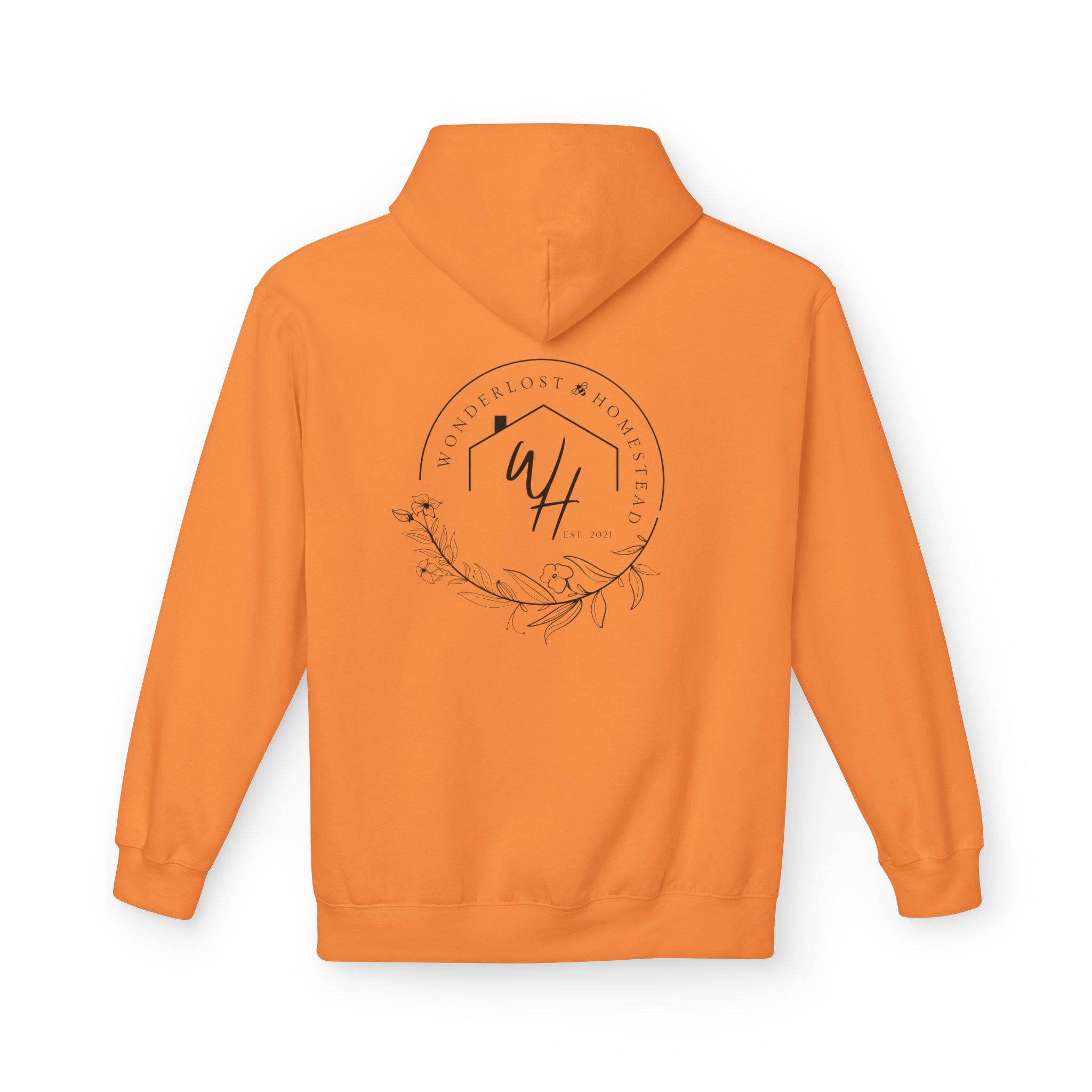 Unisex Hoodie, Black Logo (Front/Back Designs)