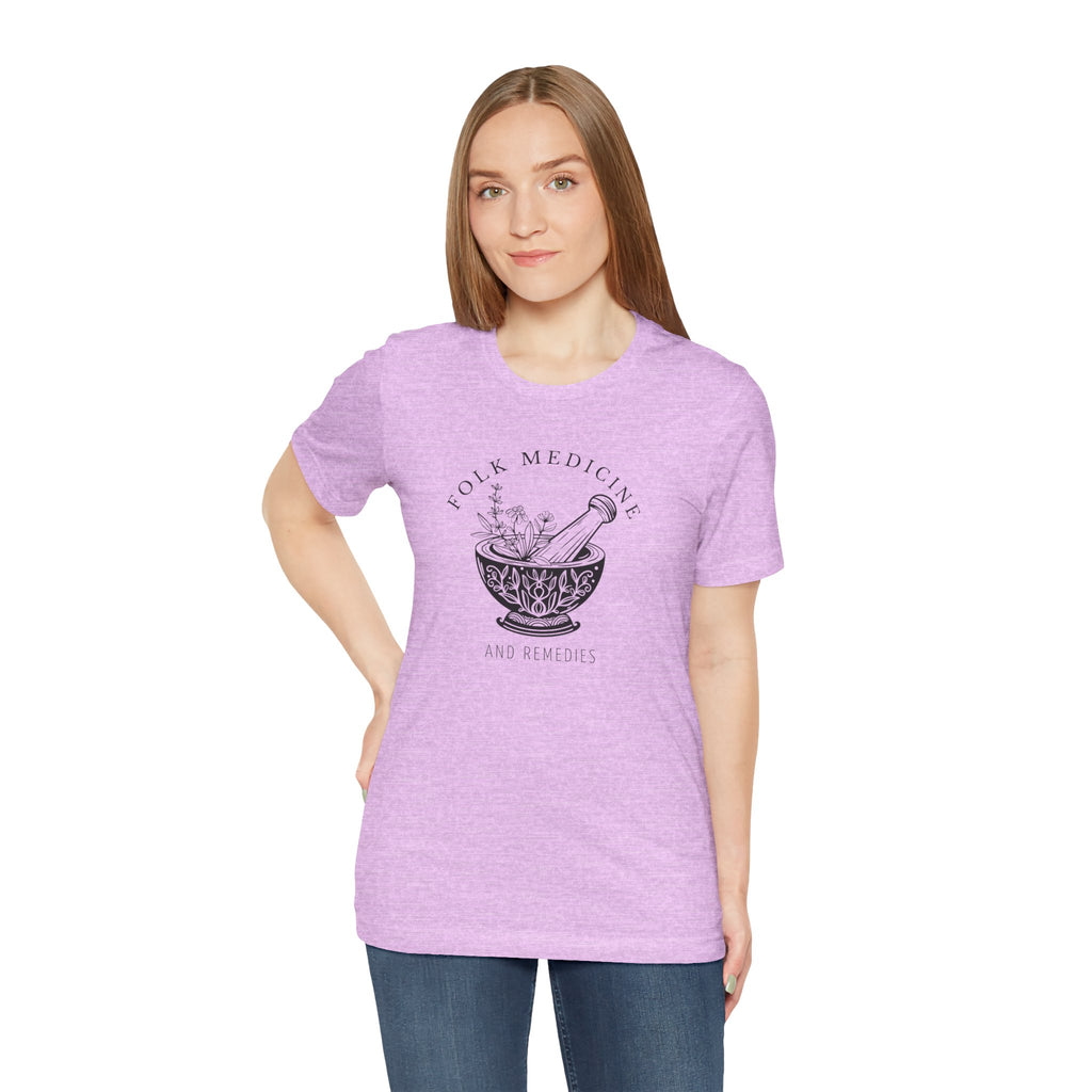 Unisex Short Sleeve T-Shirt, Black Logo