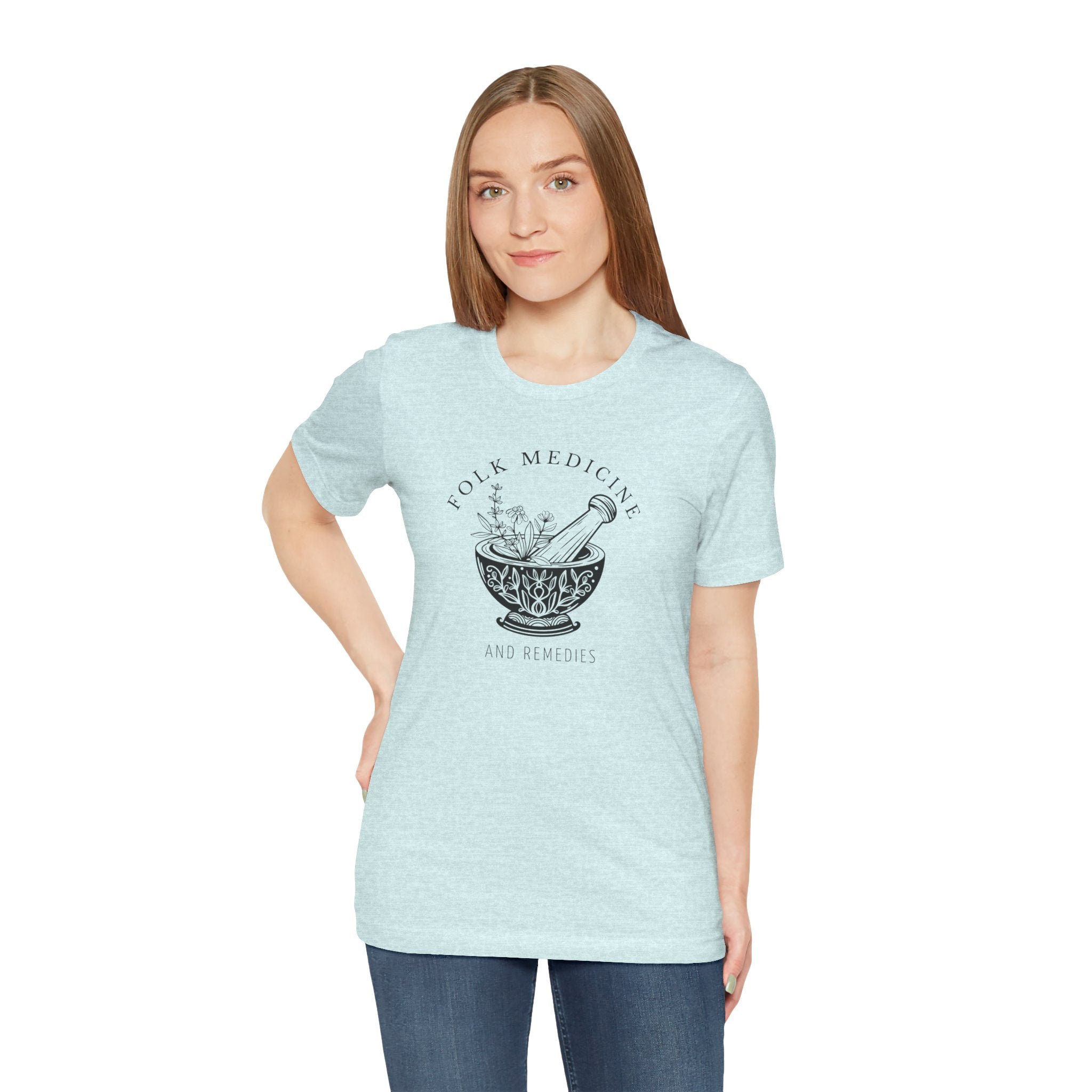 Unisex Short Sleeve T-Shirt, Black Logo