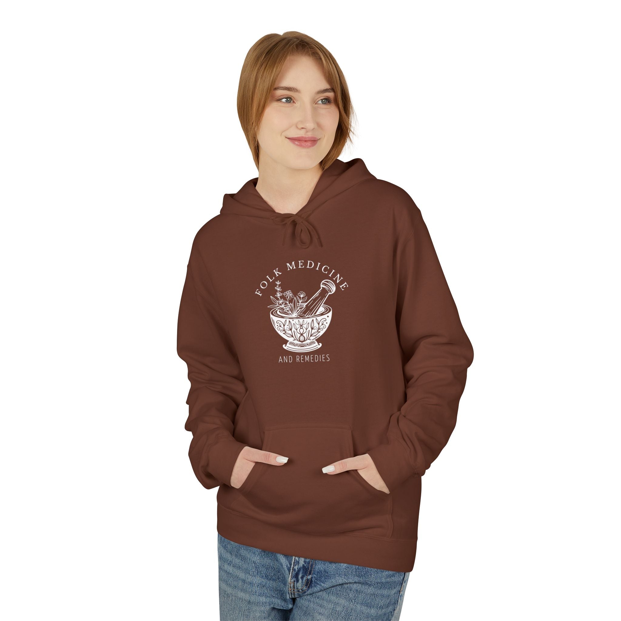Unisex Hoodie, White Logo