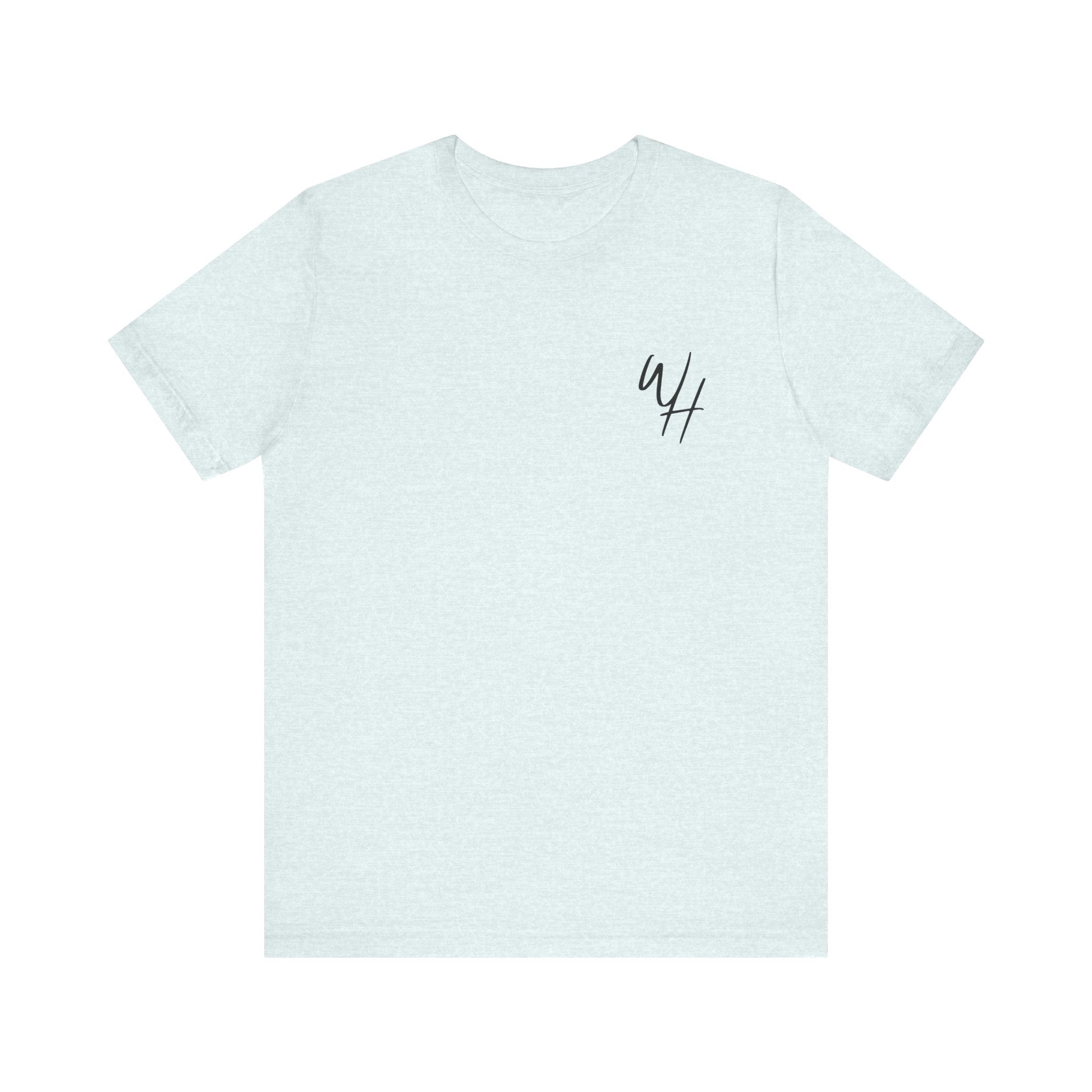 Unisex Short Sleeve T-Shirt, Black Logo (Front/Back Designs)