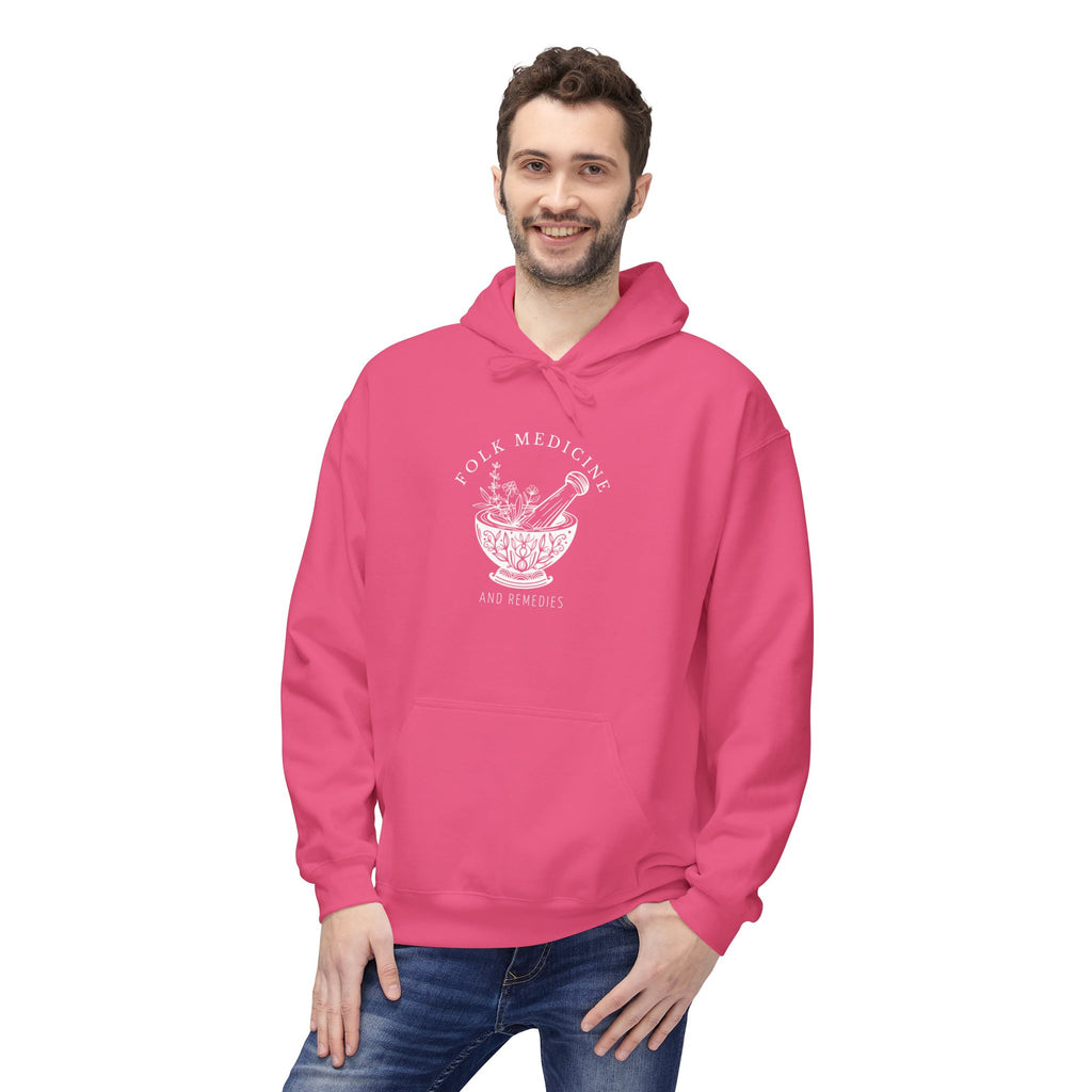 Unisex Hoodie, White Logo
