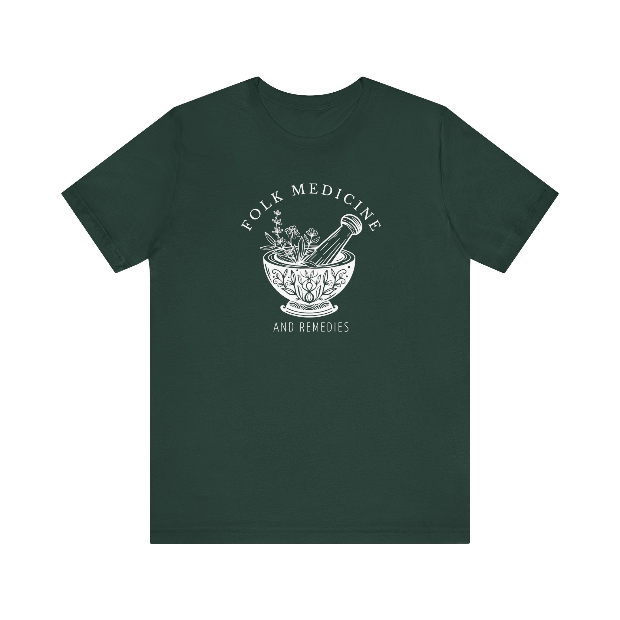 Unisex Short Sleeve T-Shirt, White Logo