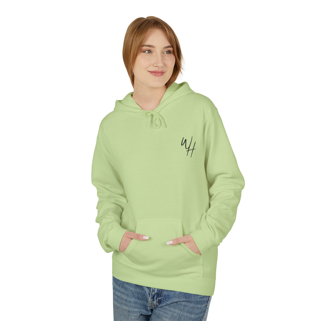 Unisex Hoodie, Black Logo (Front/Back Designs)